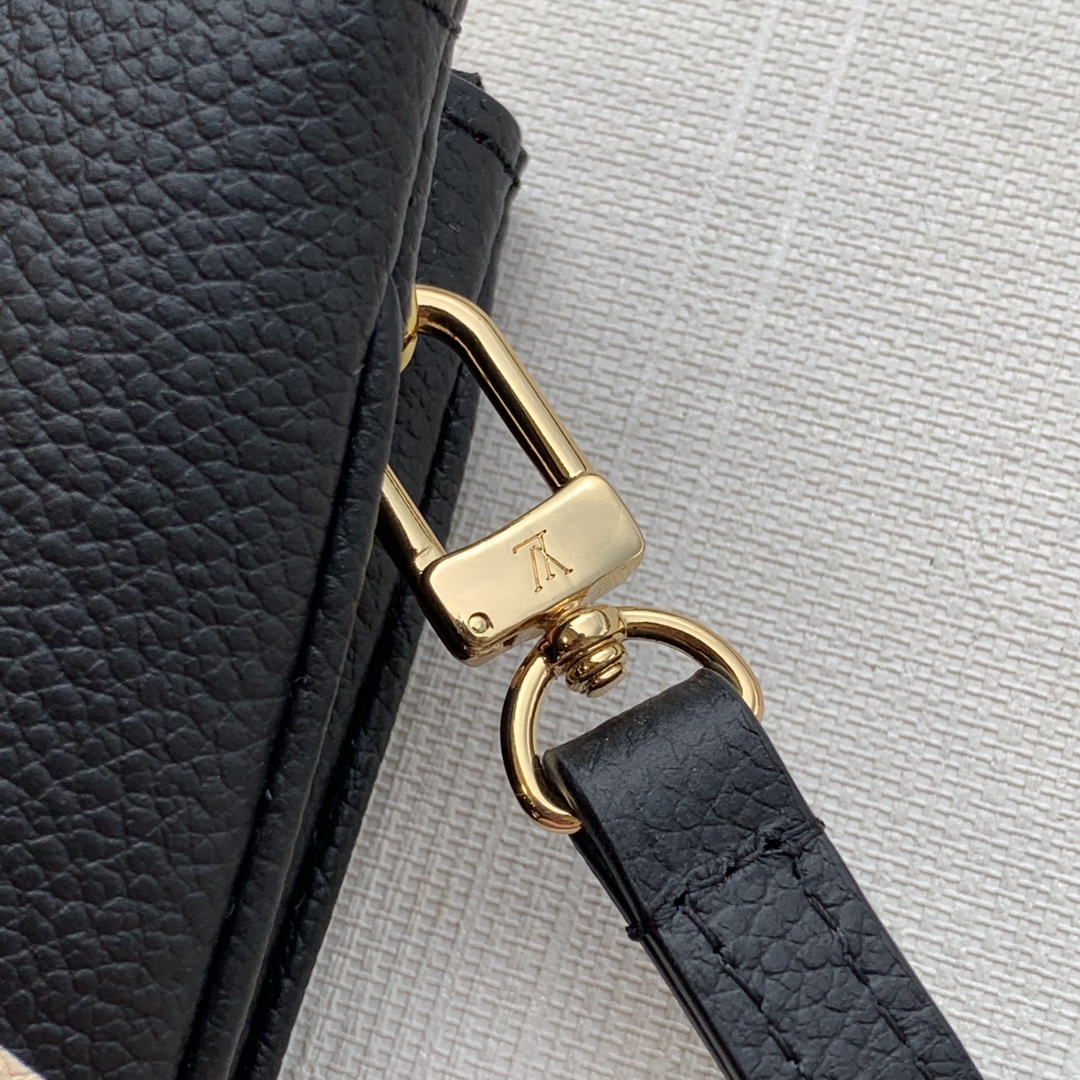 l0*is V*t0n m80084 pochette double zip bag -20*12.5*3cm