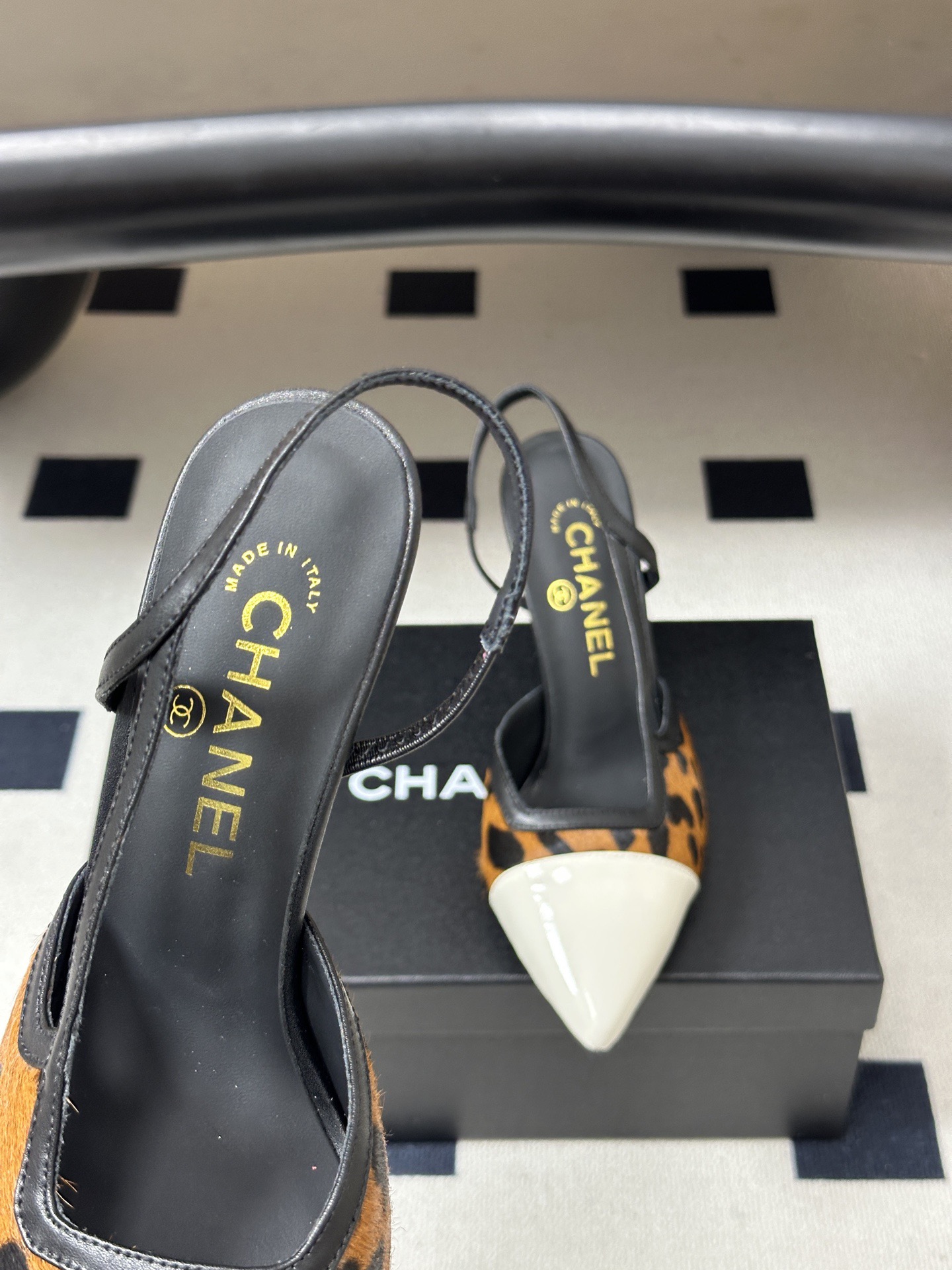 Cha*el 2026SS Slingback Pumps-8.5CM