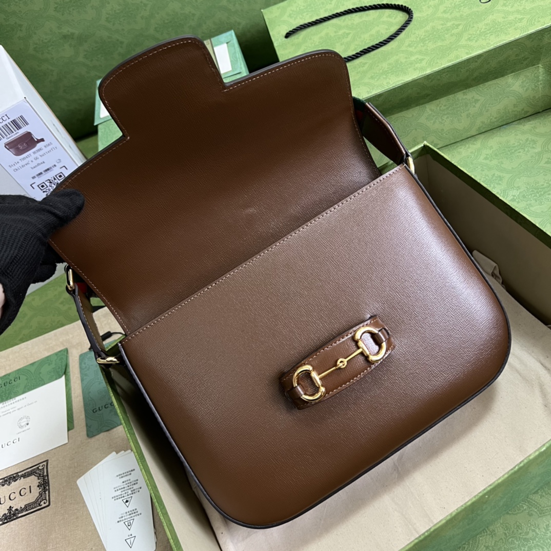 G*u*i 1955 horsebit shoulder bag-30*21*7.5cm