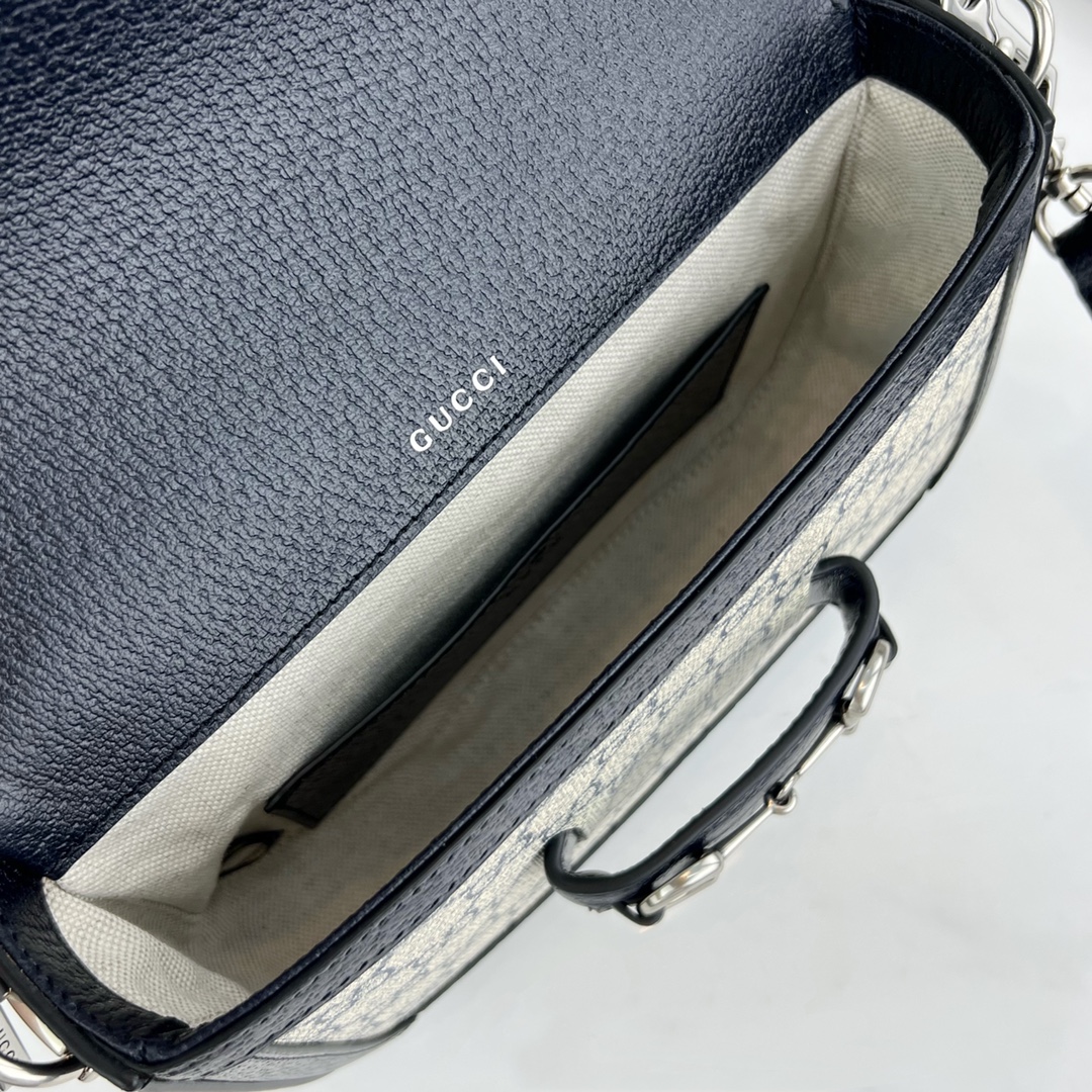 G*u*i 1955 horsebit shoulder bag-25*18*8cm