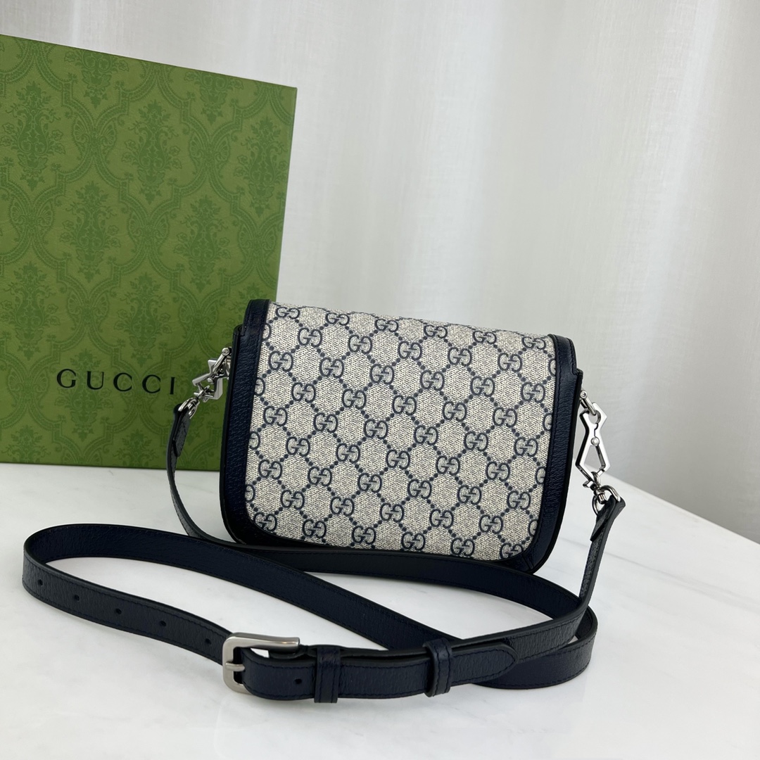 G*u*i 1955 horsebit shoulder bag-25*18*8cm