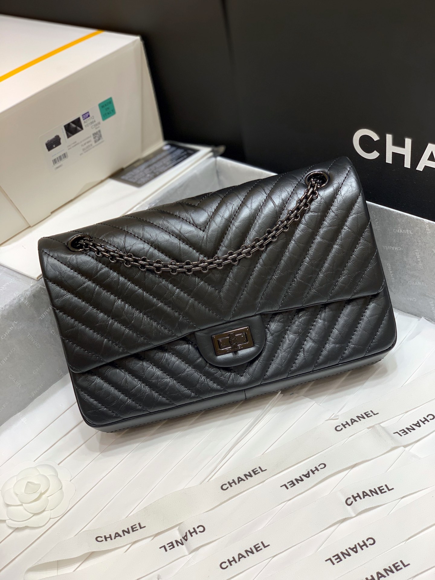 Ch@nel Reissue 2.55 Flap Bag -28CM
