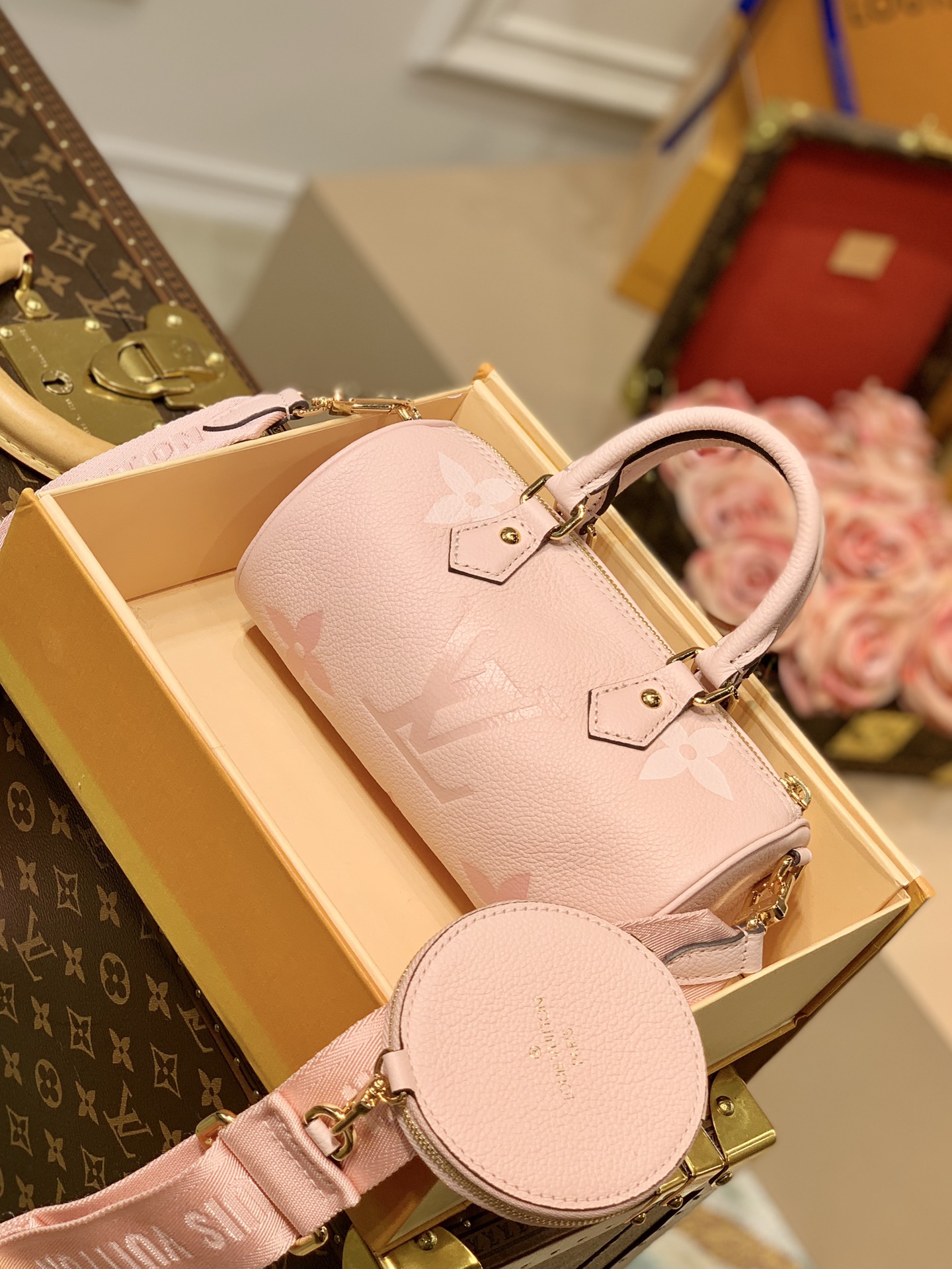 l0*is V*t0n m45707 papillon bb handbag-20*10*10cm