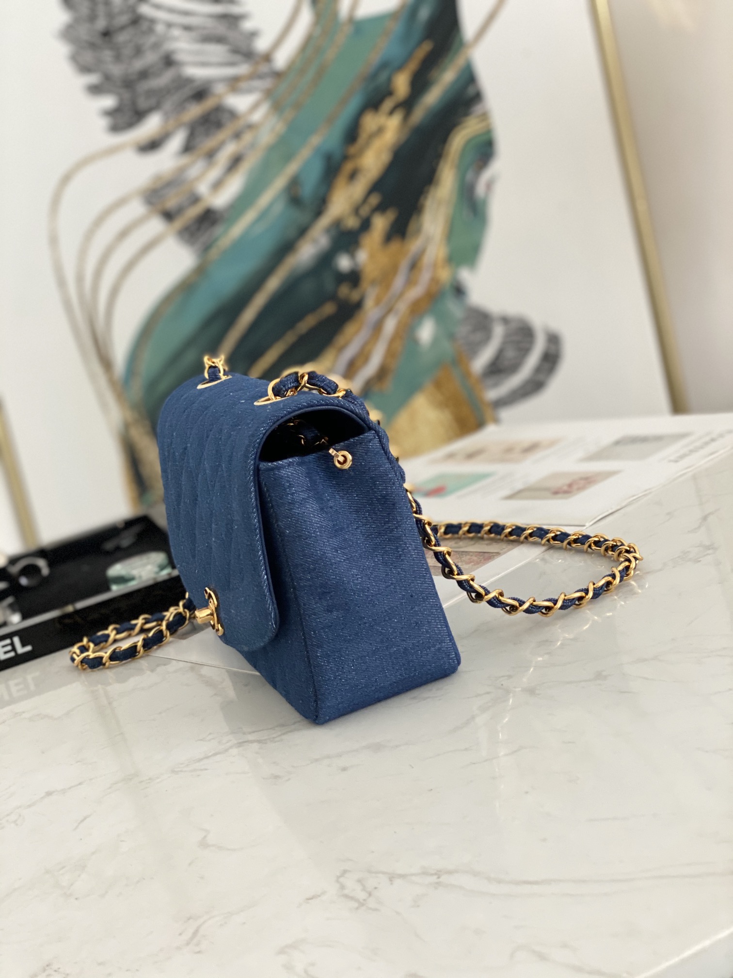 Ch@nel Flap Bag-22.5*14*7CM
