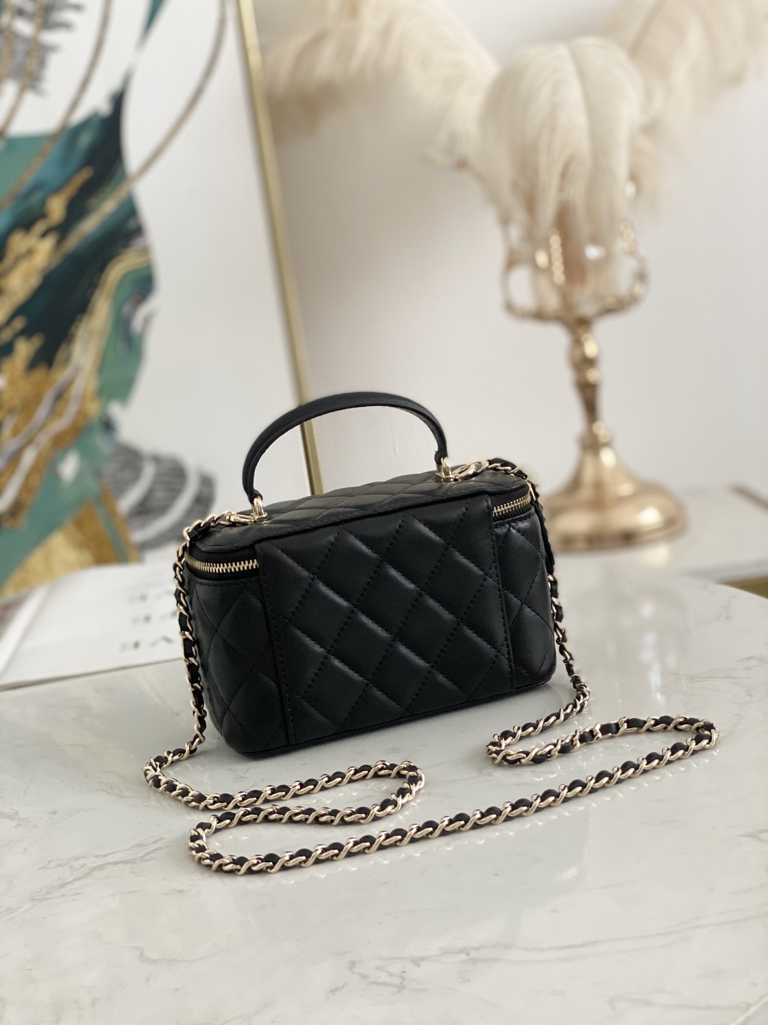 Ch@nel Cosmetic Bag-9.5*17* 8CM
