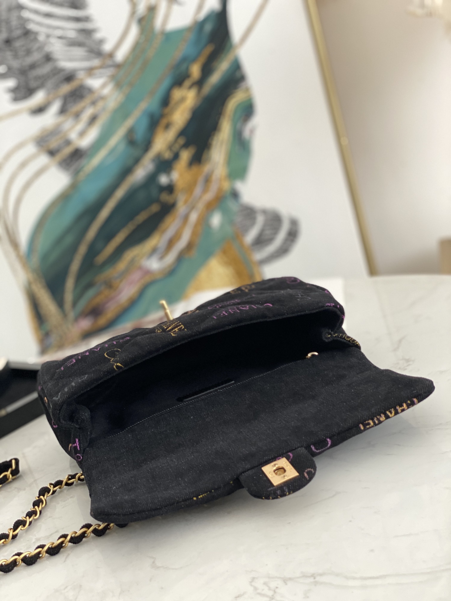 Ch@nel Flap Bag-16×28×6CM