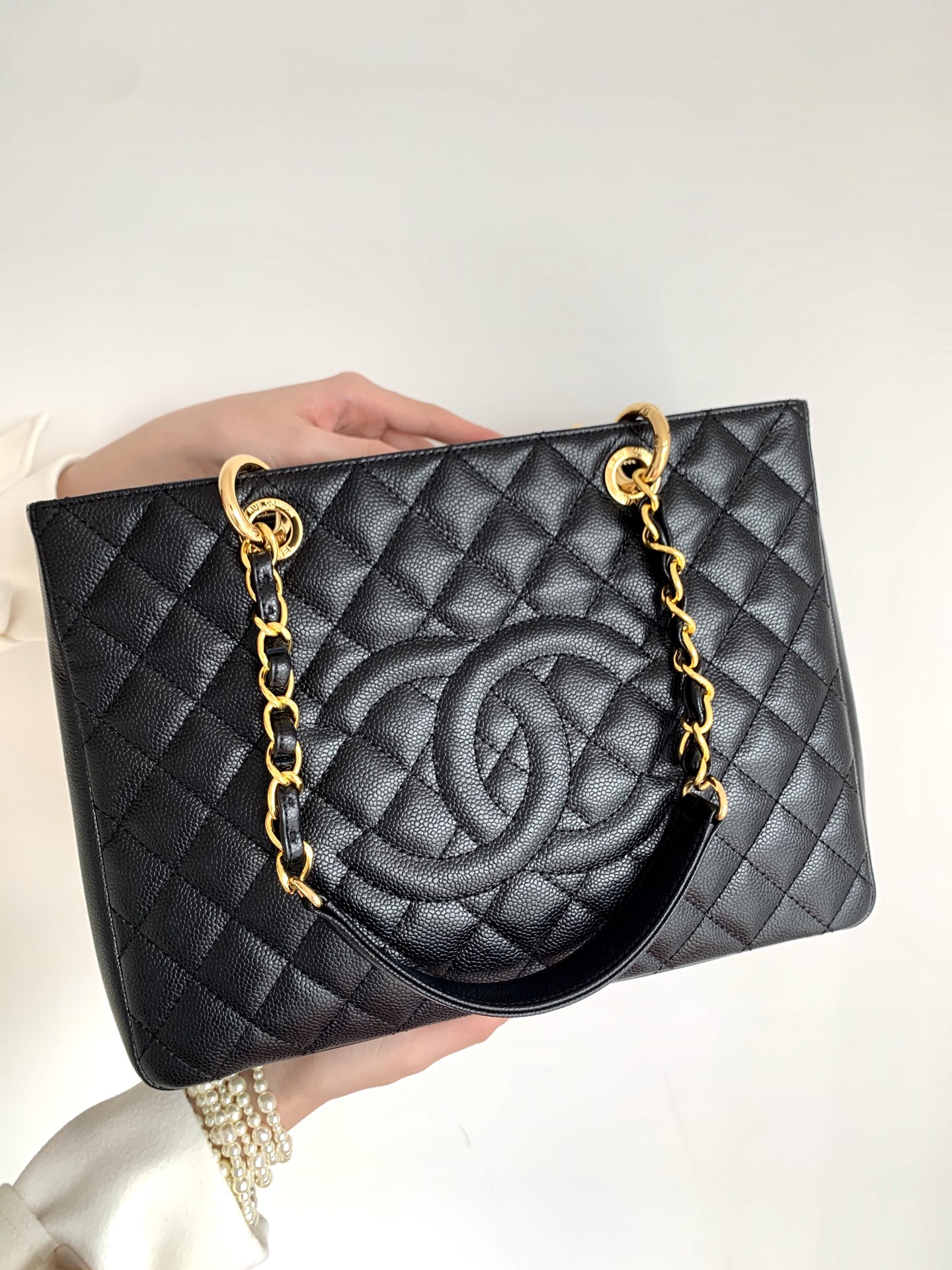 Ch@nel Grand Shopping Tote-34x24x12CM