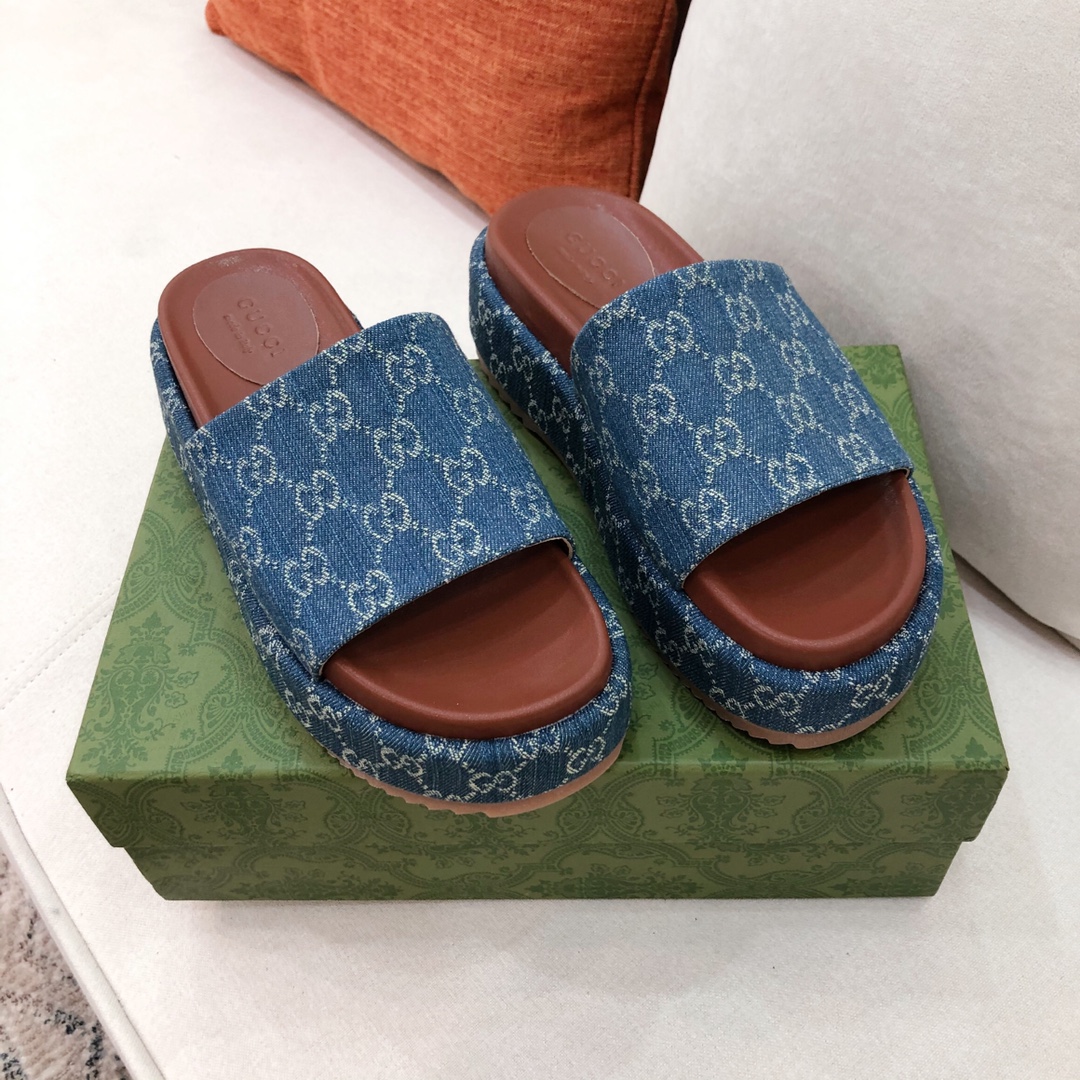G*u*i sandals-5.5cm