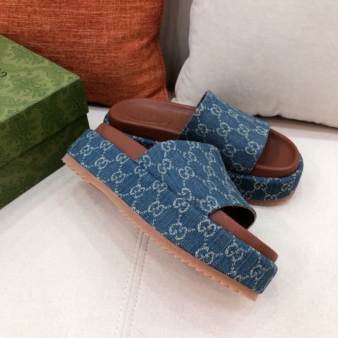 G*u*i sandals-5.5cm