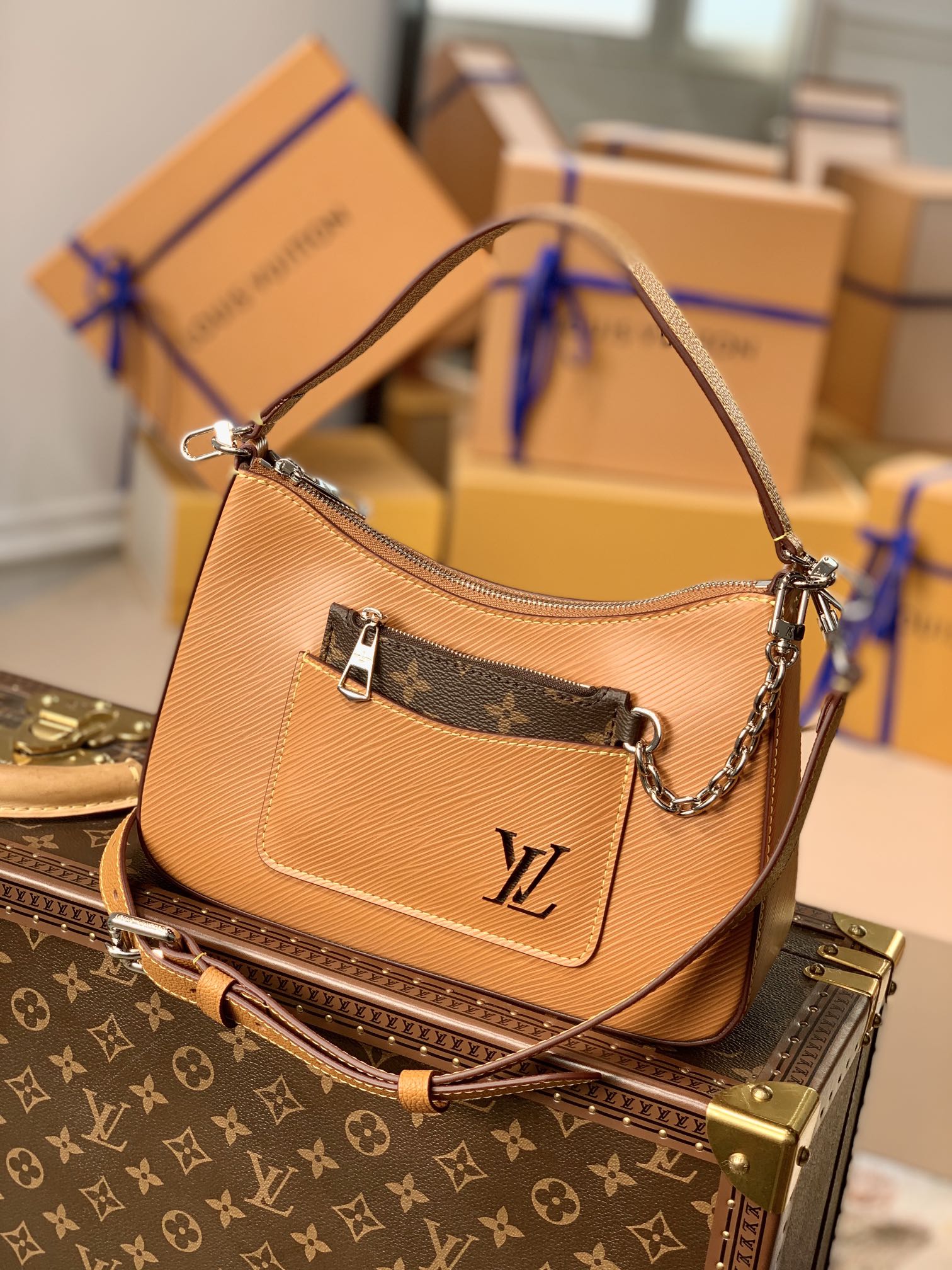 l0*is V*t0n marell handbags-m80689-25 x 15 x 8cm
