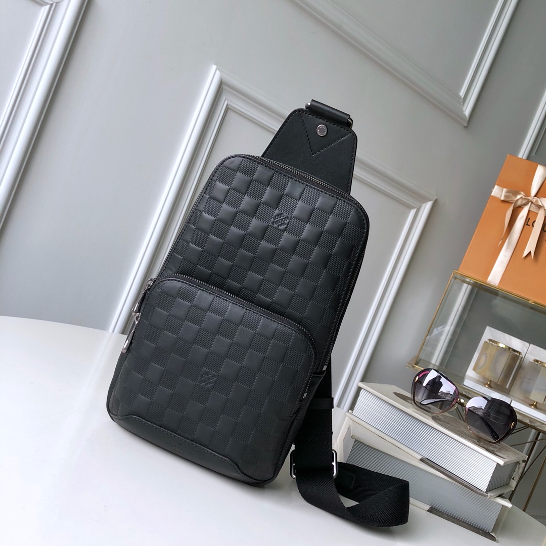 l0*is V*t0n damier graphite avenue bag-20 *31 x*10cm