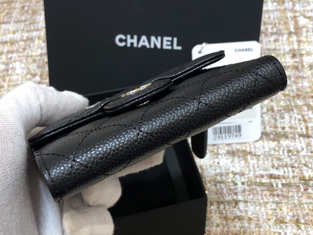 Ch@nel Wallet-Silver Harware-11*10CM