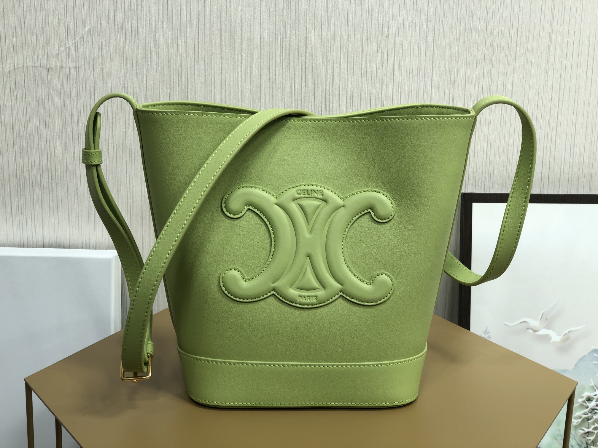 Ce**e cuir bucket-30×22×13cm