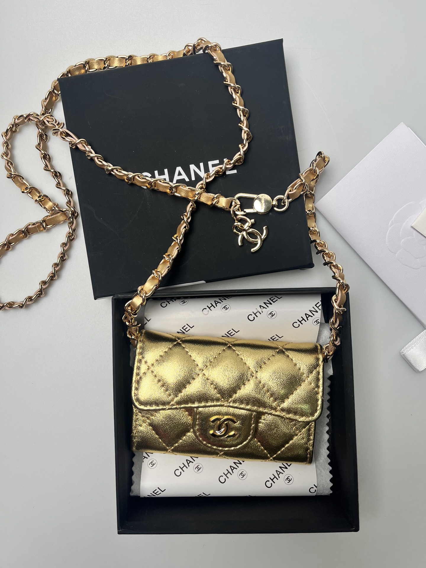 Ch@nel Waist Bag-11*7.5*2CM