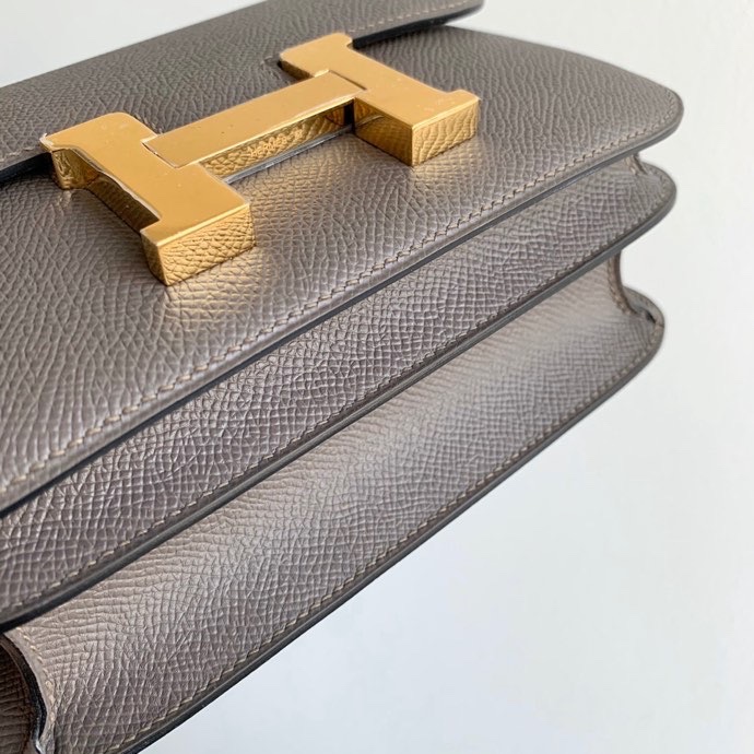 H**mes constance epsom leather-19cm