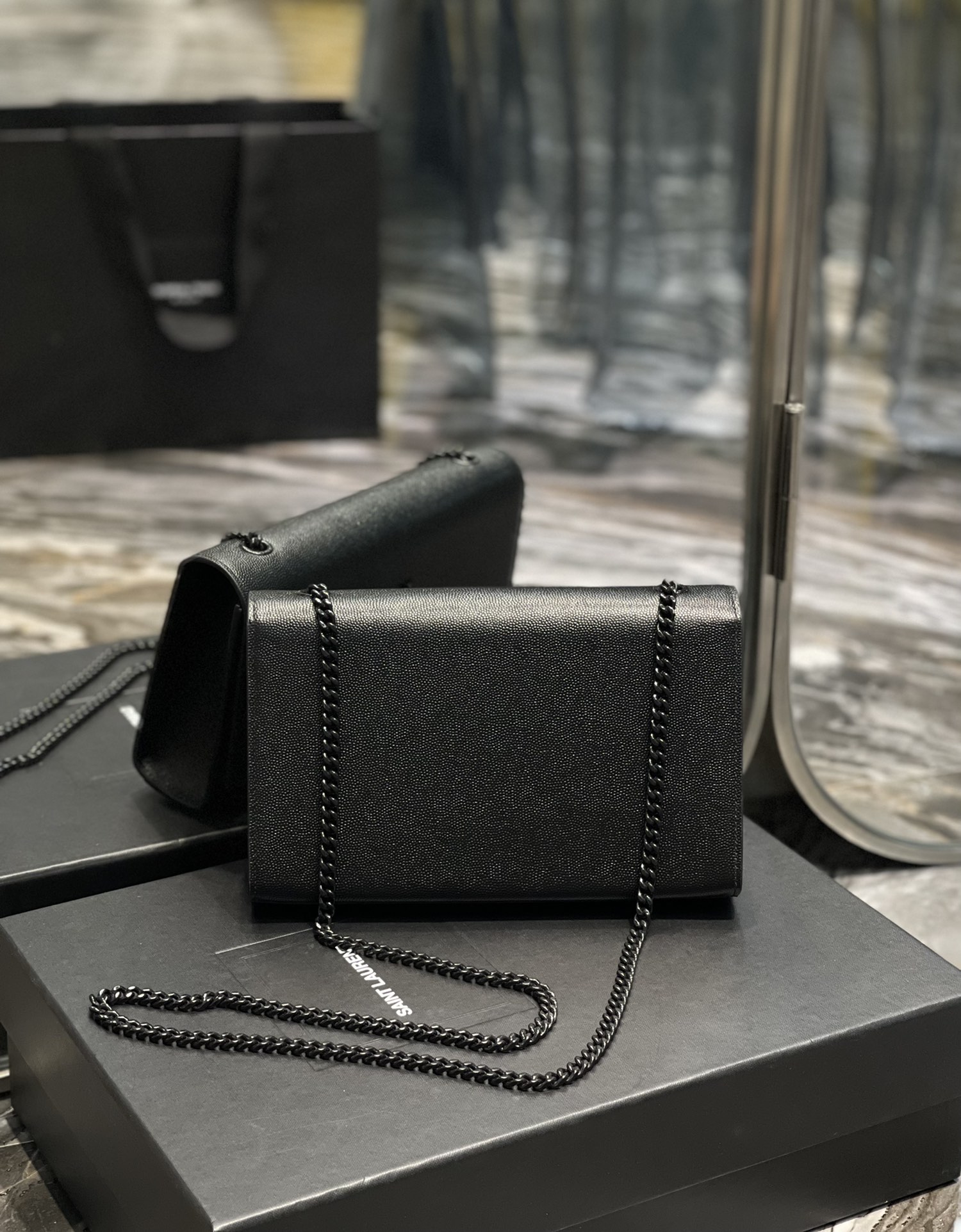 Y*L medium kate bags-caviar-24*14.5*5.5cm