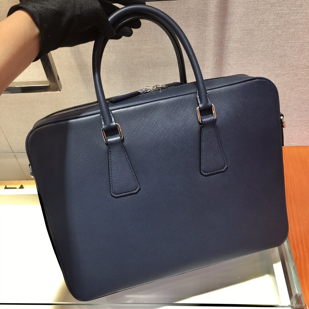 Pra*a saffiano top handlebag-2ve011d-36*28*6.5cm