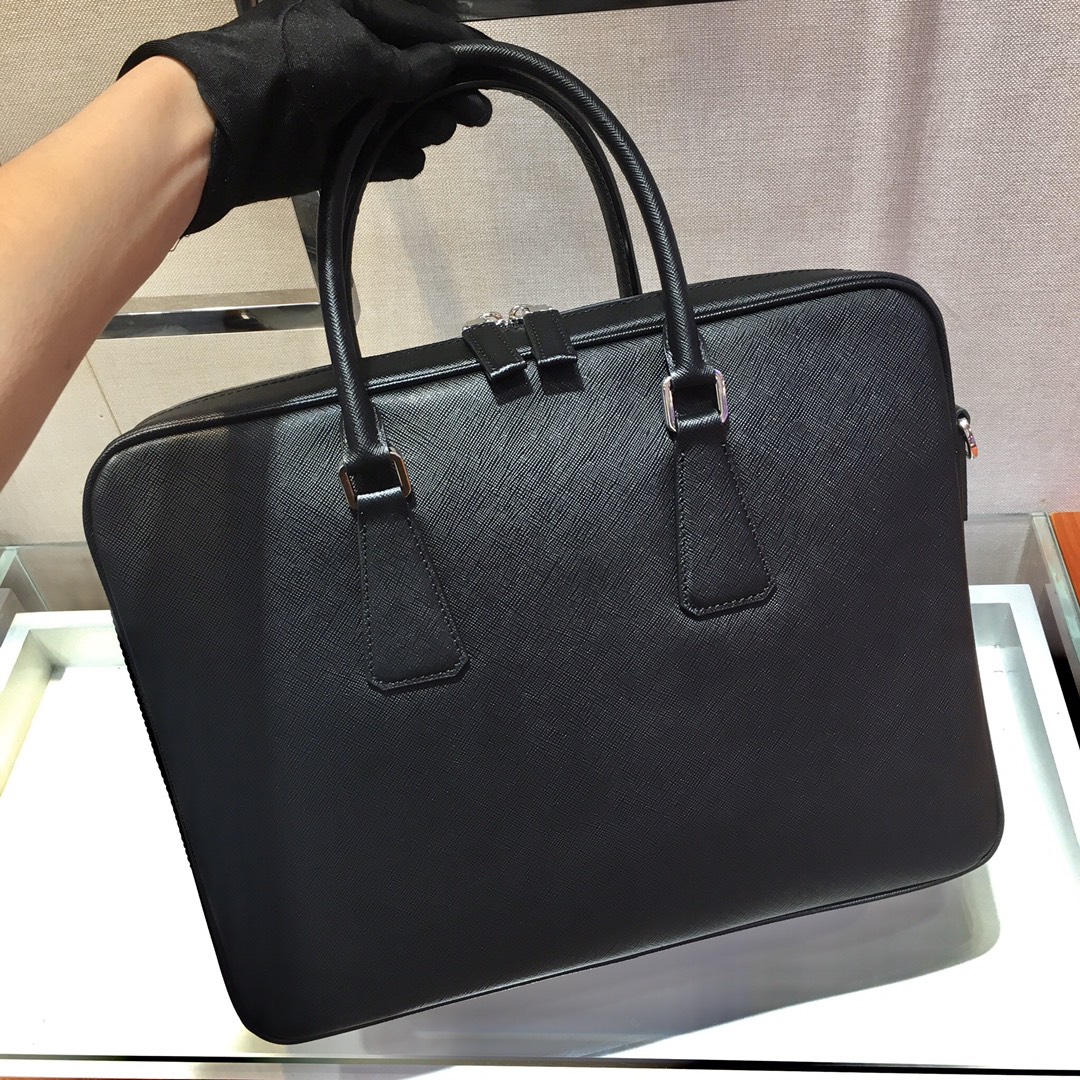 Pra*a saffiano top handlebag-2ve011d-36*28*6.5cm