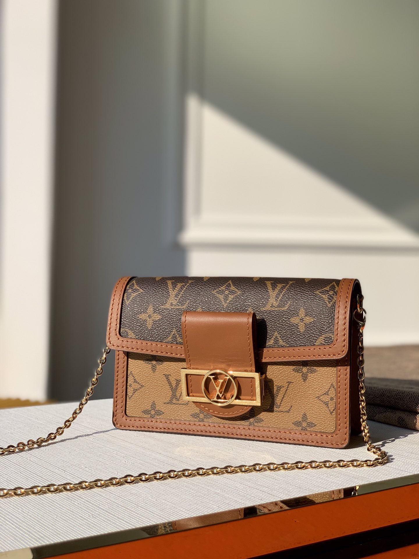 l0*is V*t0n mini dauphine bag-19*12*5cm
