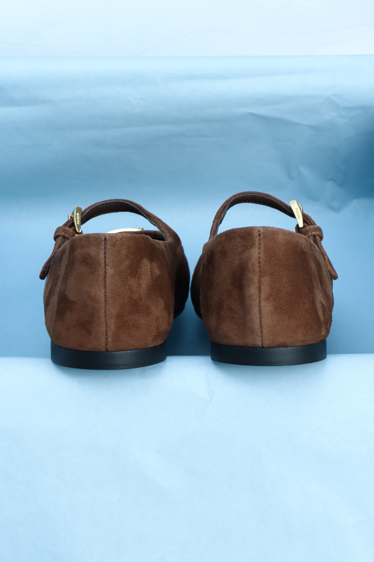 Pra*a Suede Ballerinas