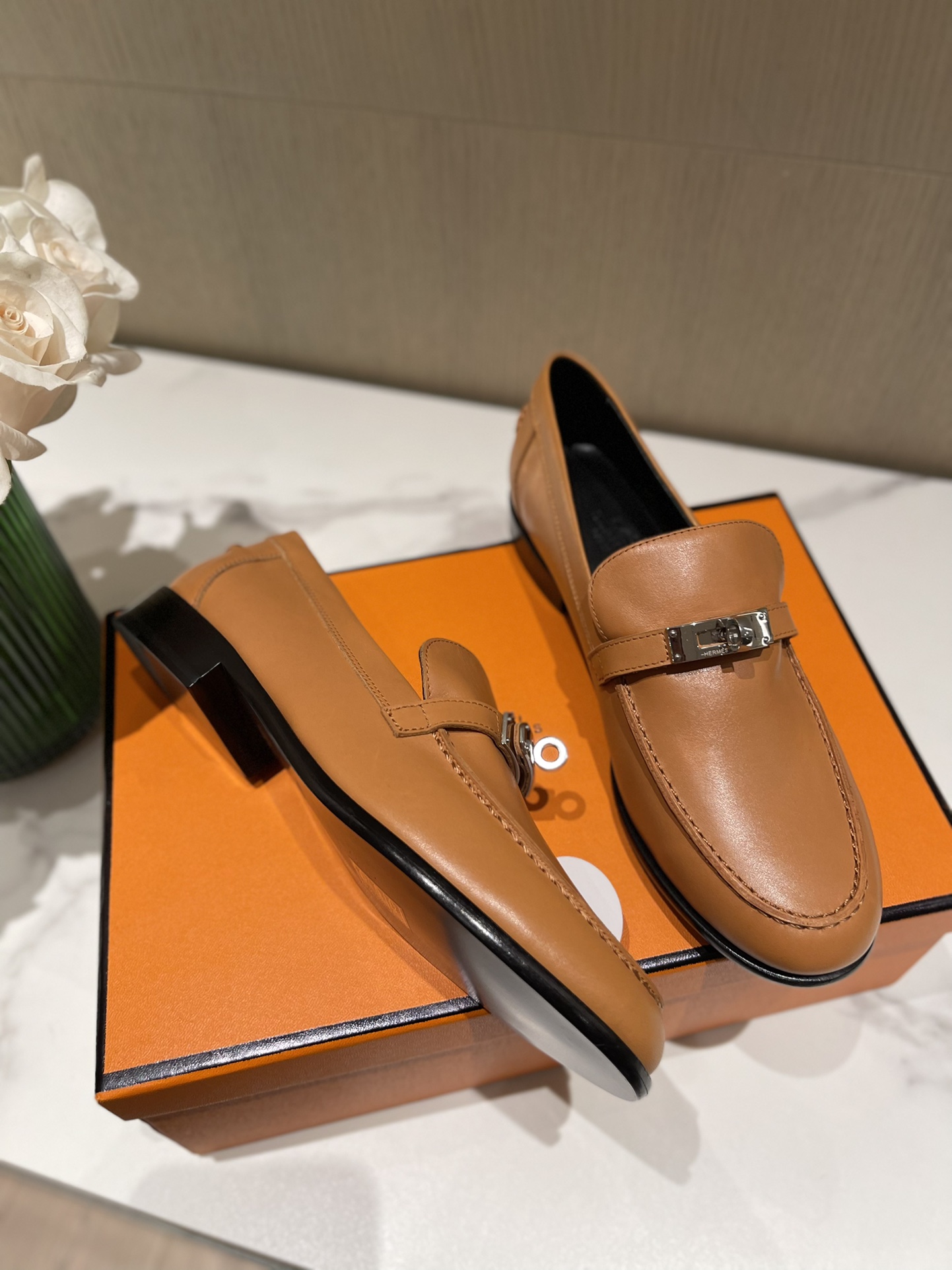 H**mes loafers(eu35-eu40)