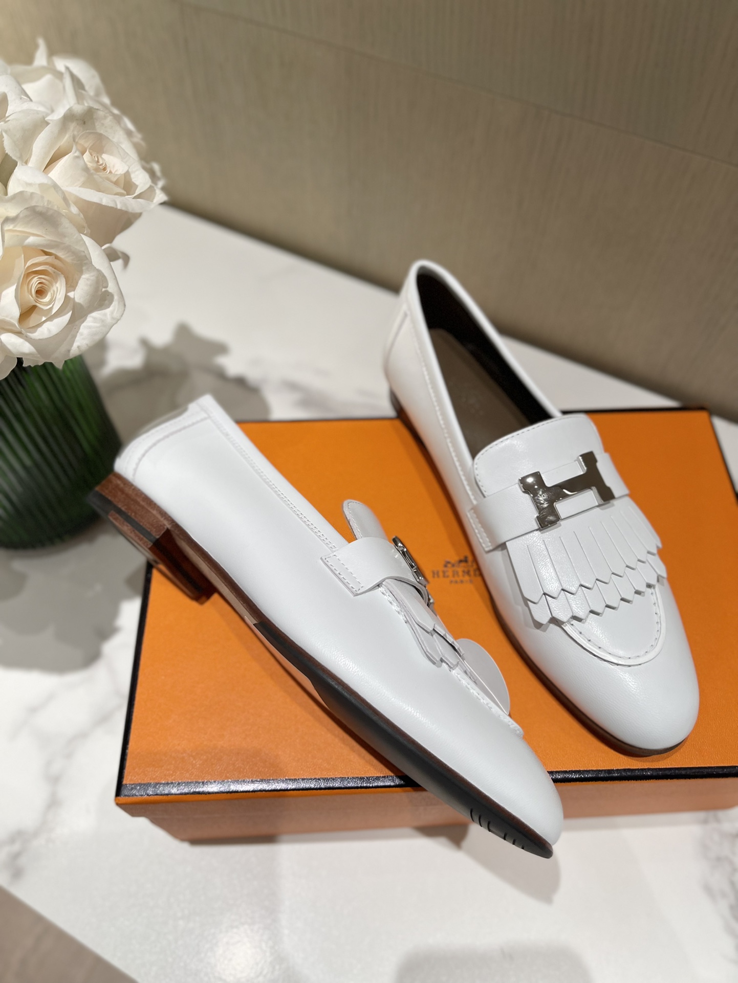 H**mes loafers(eu35-eu40)