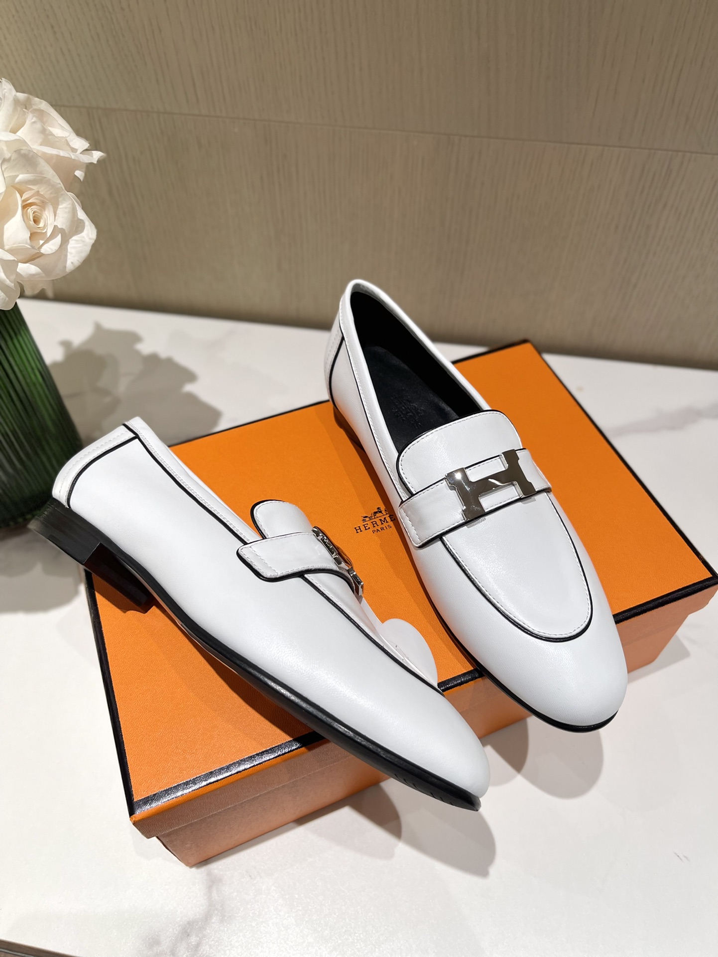 H**mes loafers(eu35-eu40)