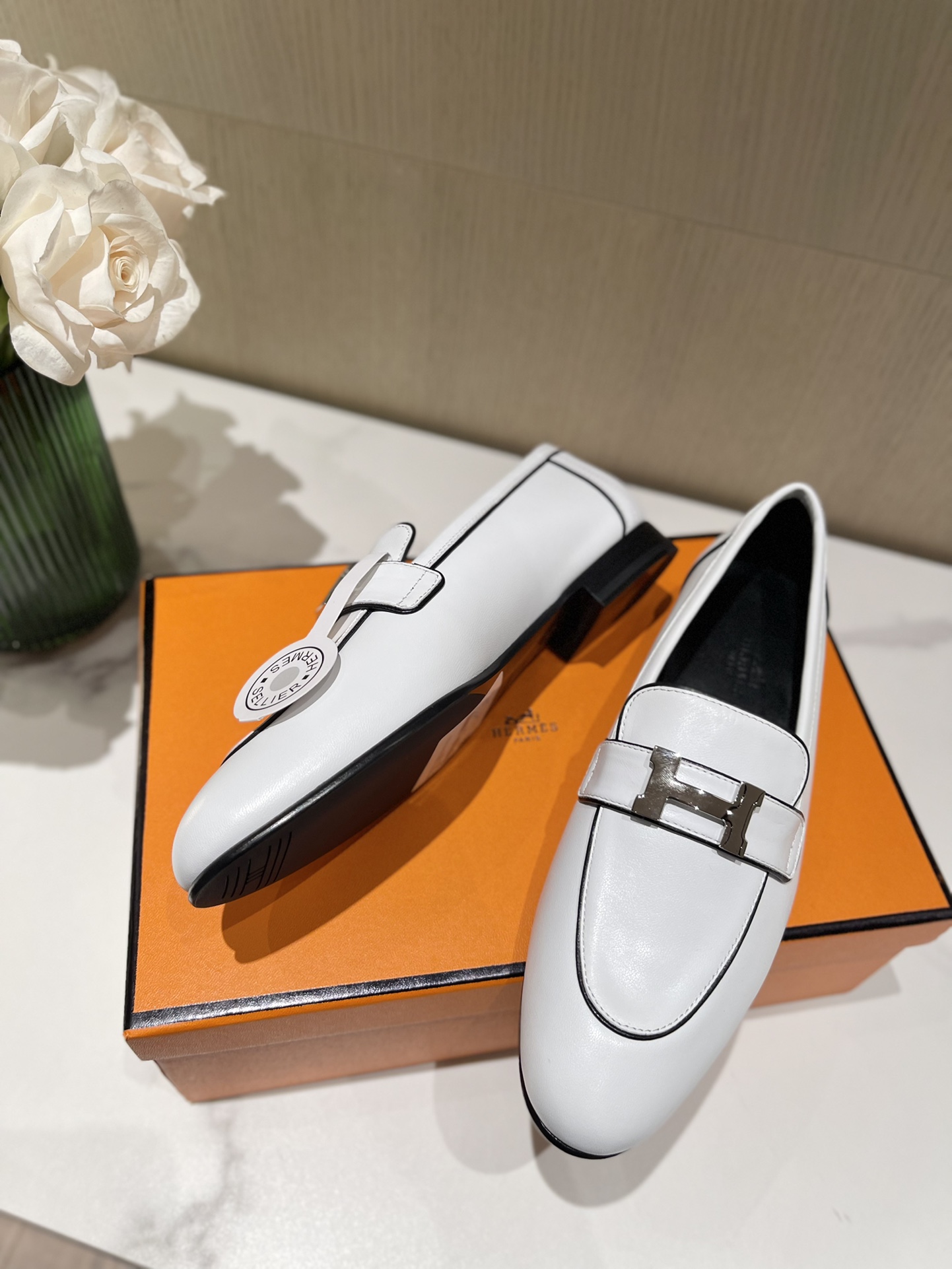 H**mes loafers(eu35-eu40)