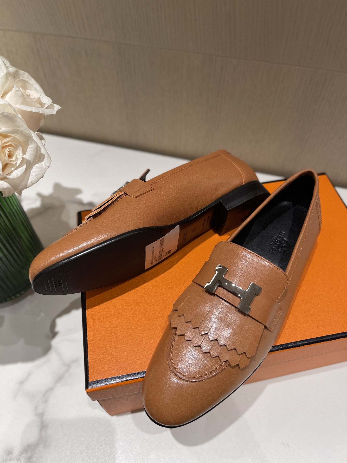 H**mes loafers(eu35-eu40)