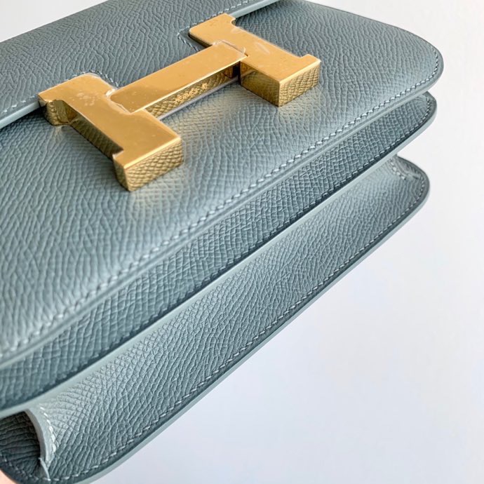 H**mes constance epsom leather-19cm