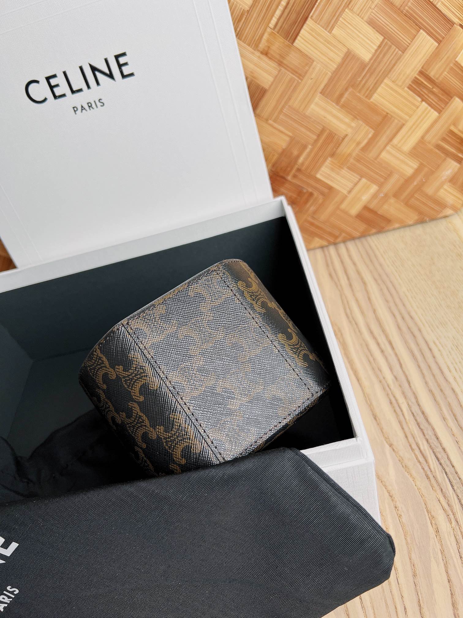 Ce**e cubic box bag-12.5×11.5×9cm