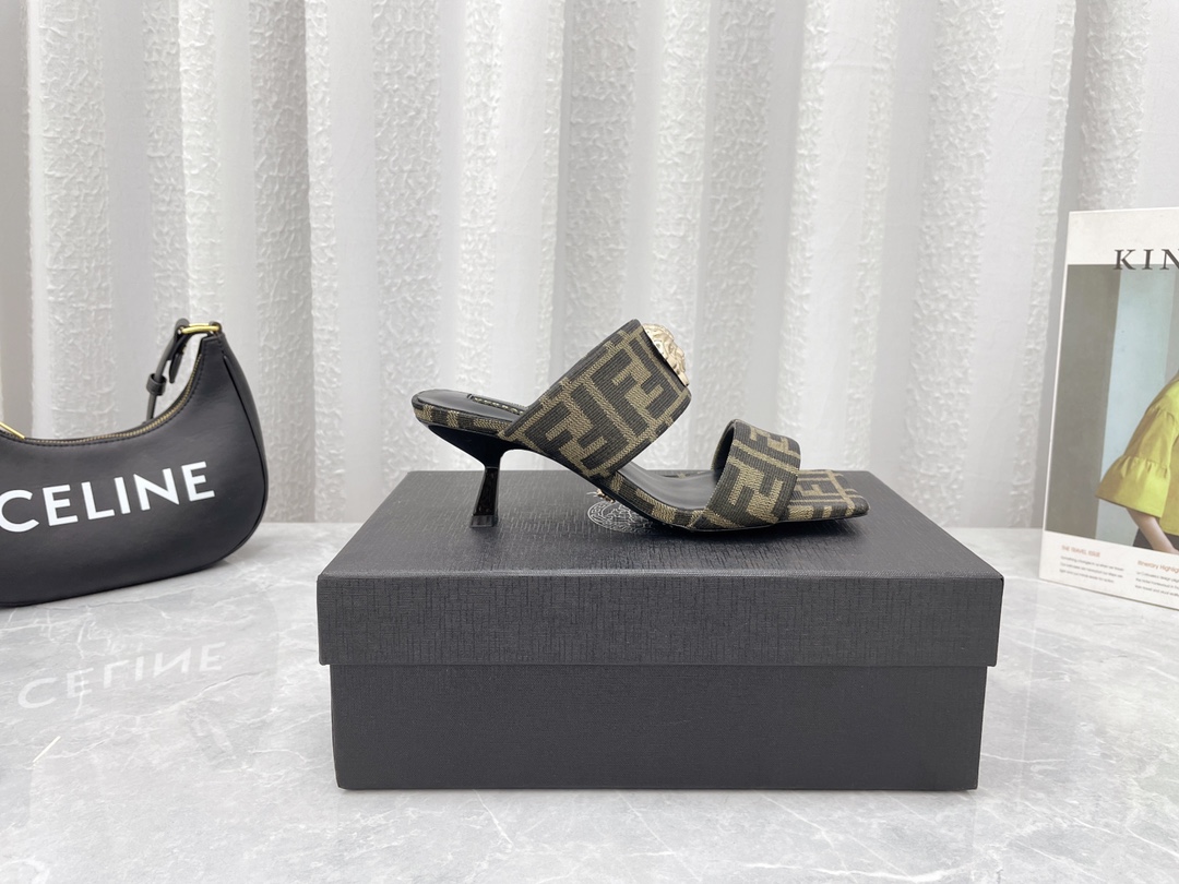 versace&F**di 2022ss sandals-6cm(eu35-41)