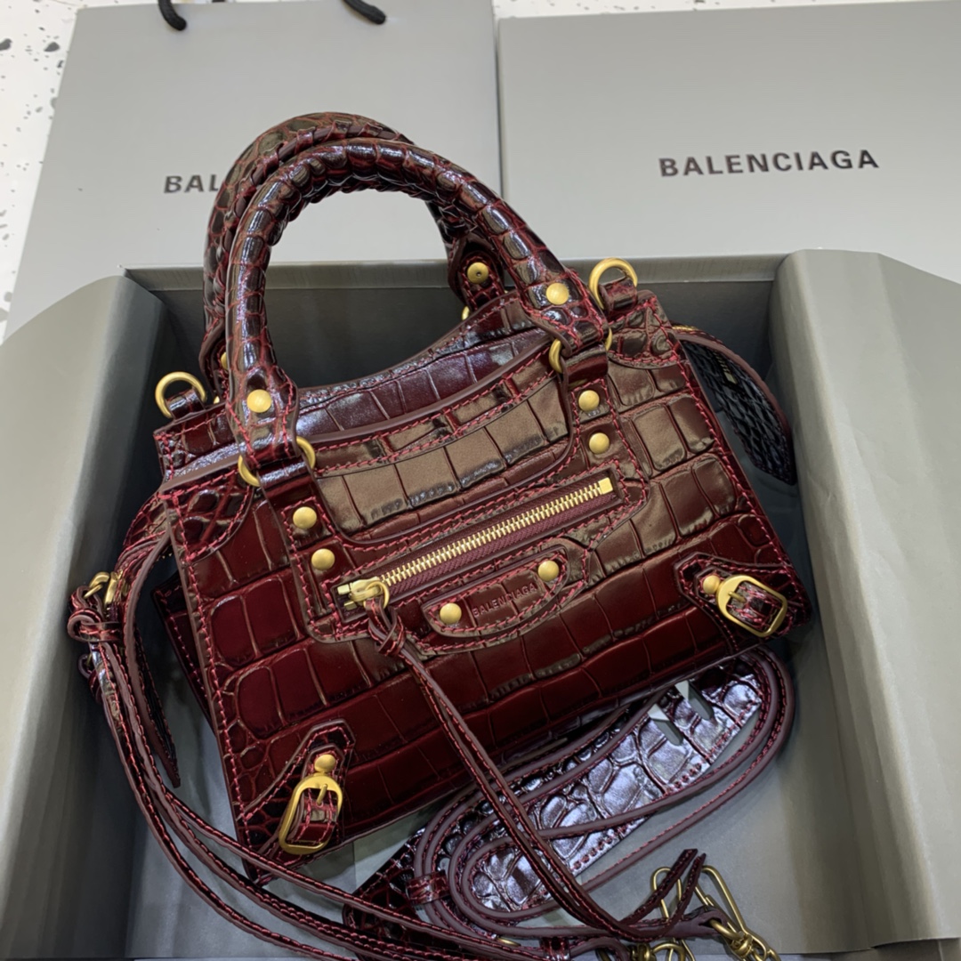 Ba*len*cia*ga neo classic bag-16.5*22*9*14.5cm