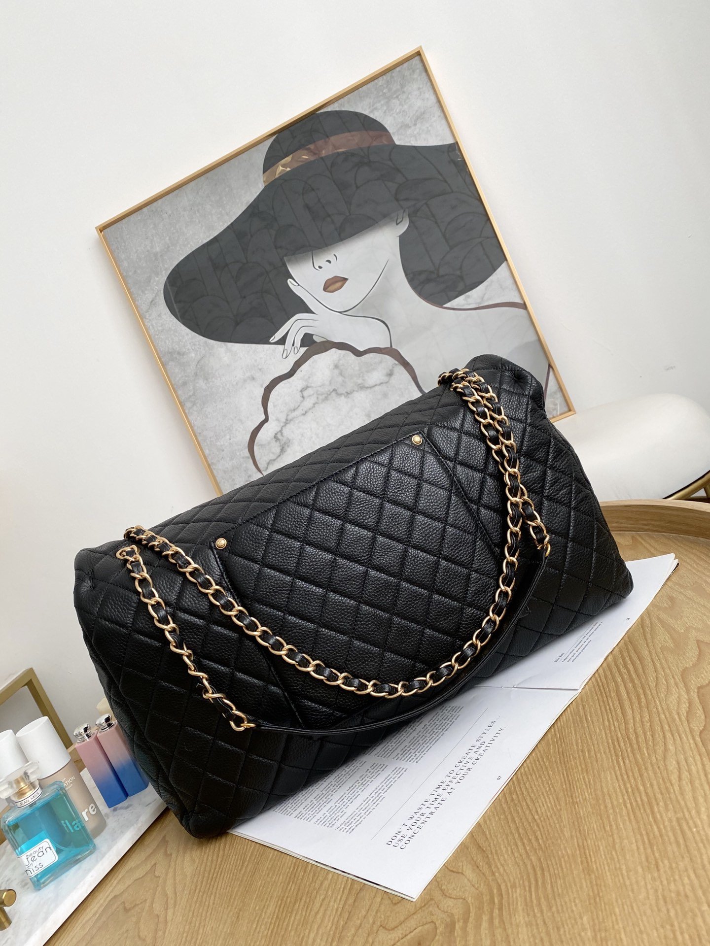 Ch@nel Flap Bag-44*14*28CM
