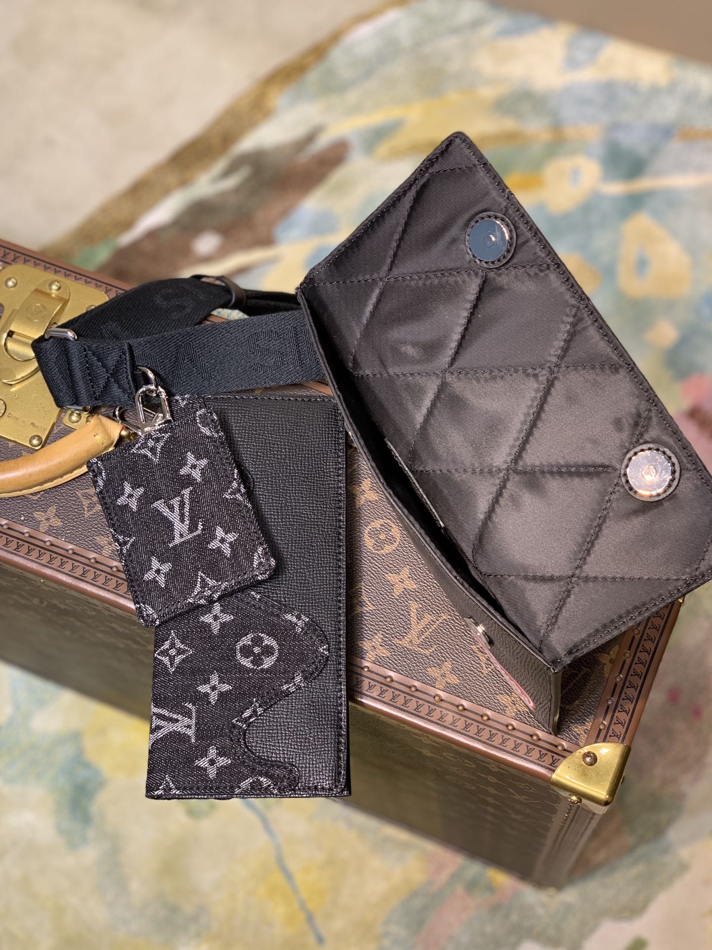 l0*is V*t0n trio handbags- m81013-22*17*1cm