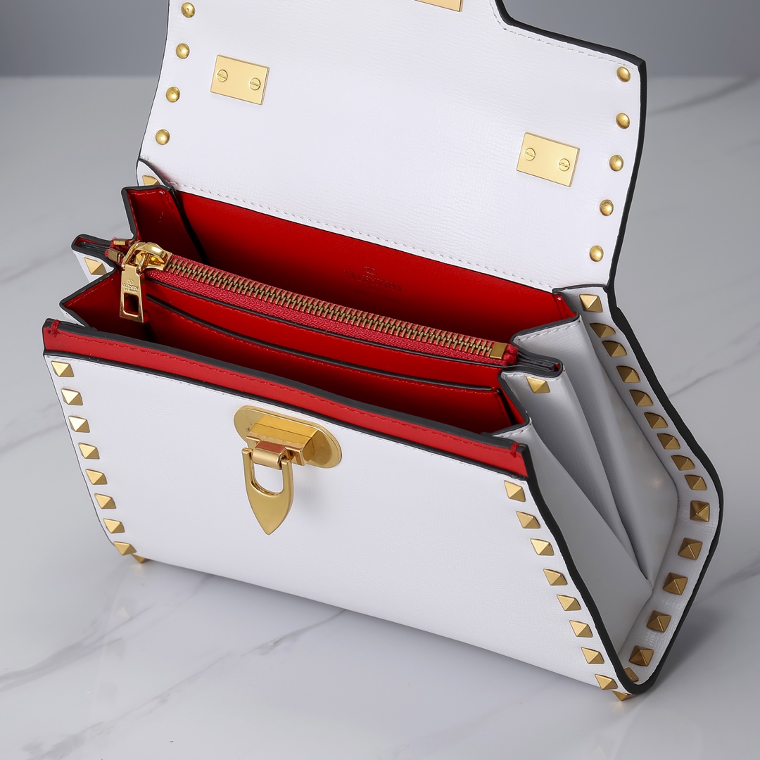 Va1e*ntin0 garavani rockstud alcove-22*17*9cm