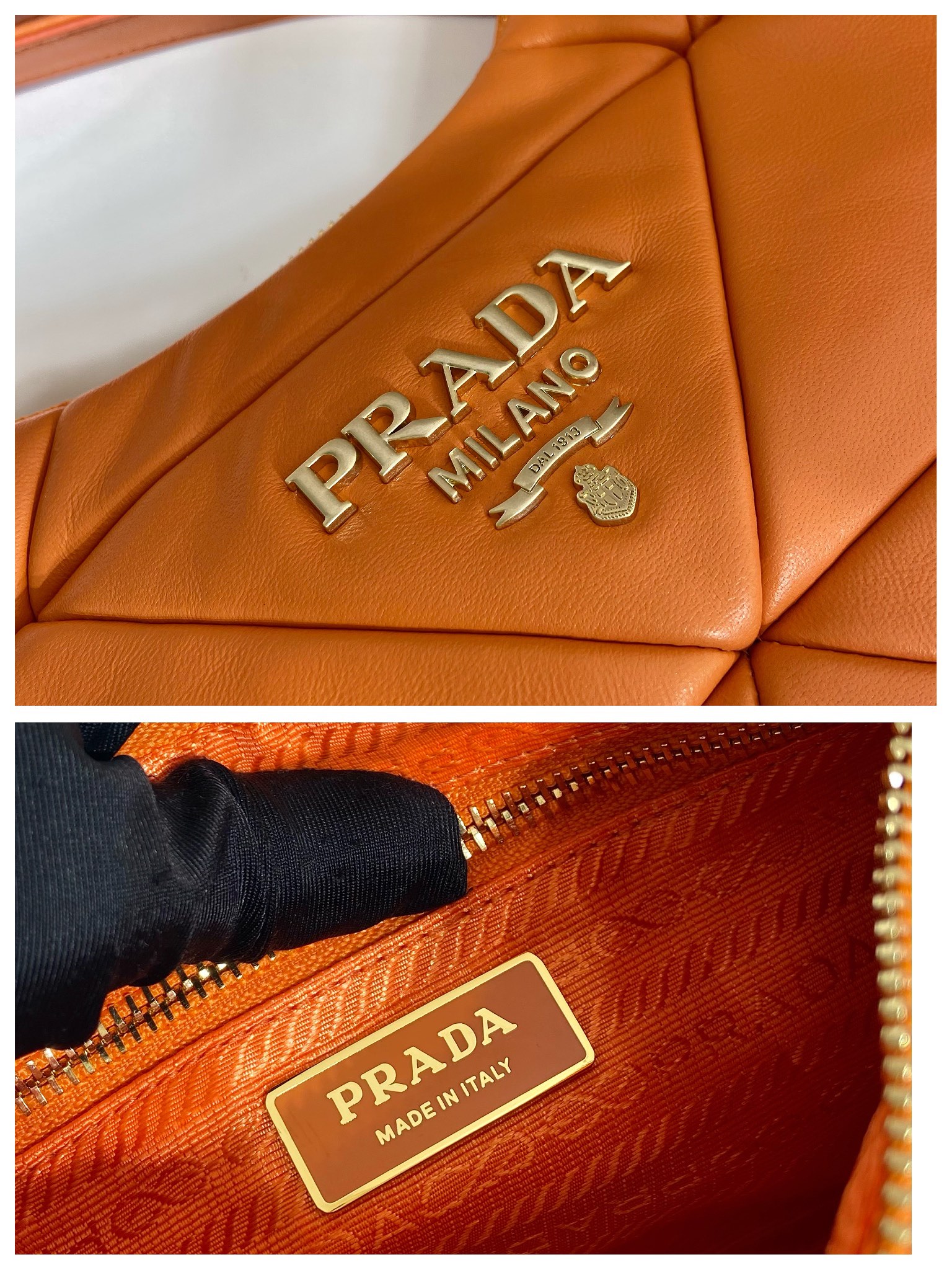 Pra*a system hobo bag 1bd158 -25*18*7cm
