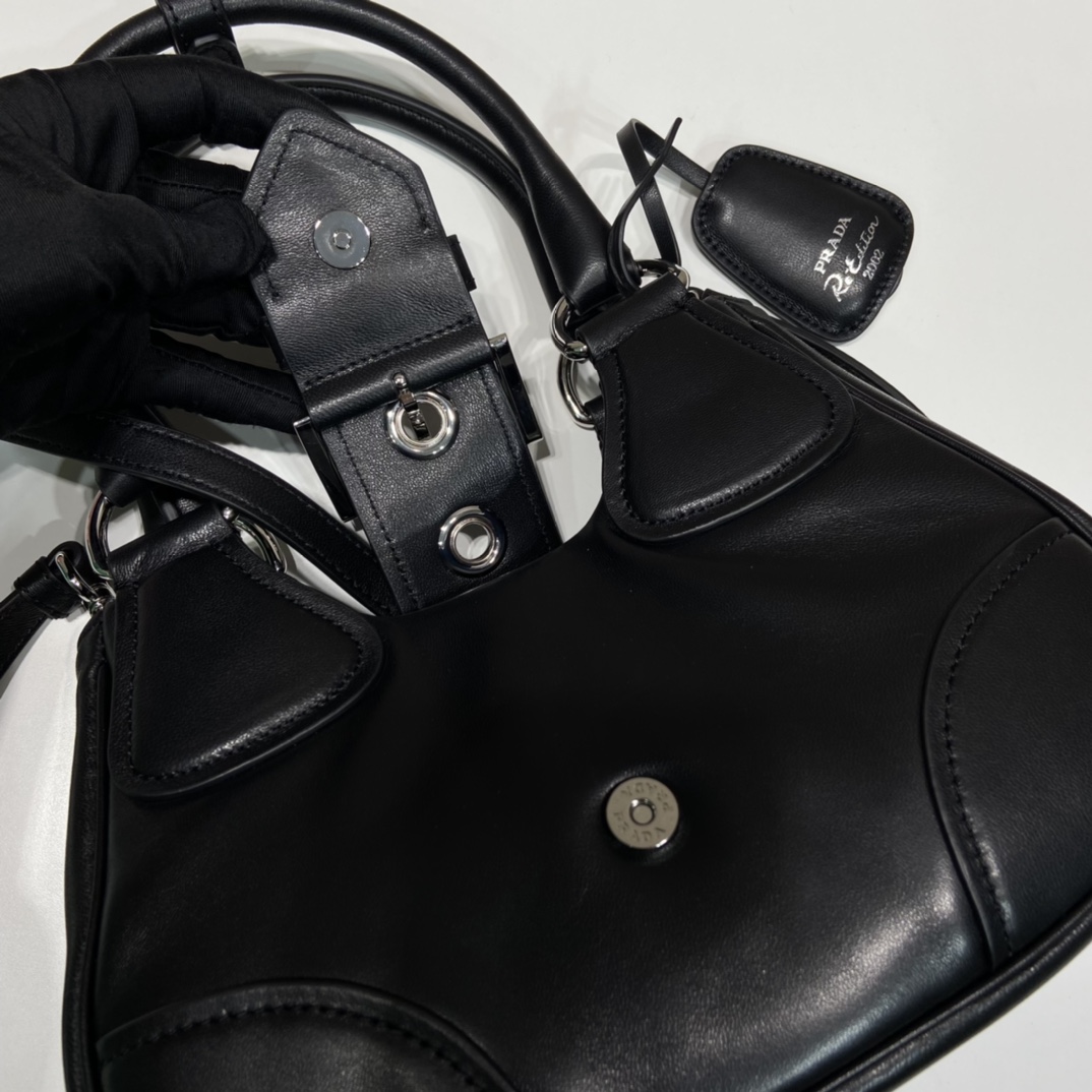Pra*a moon handbags 1ba381-22.5*16*7.5cm