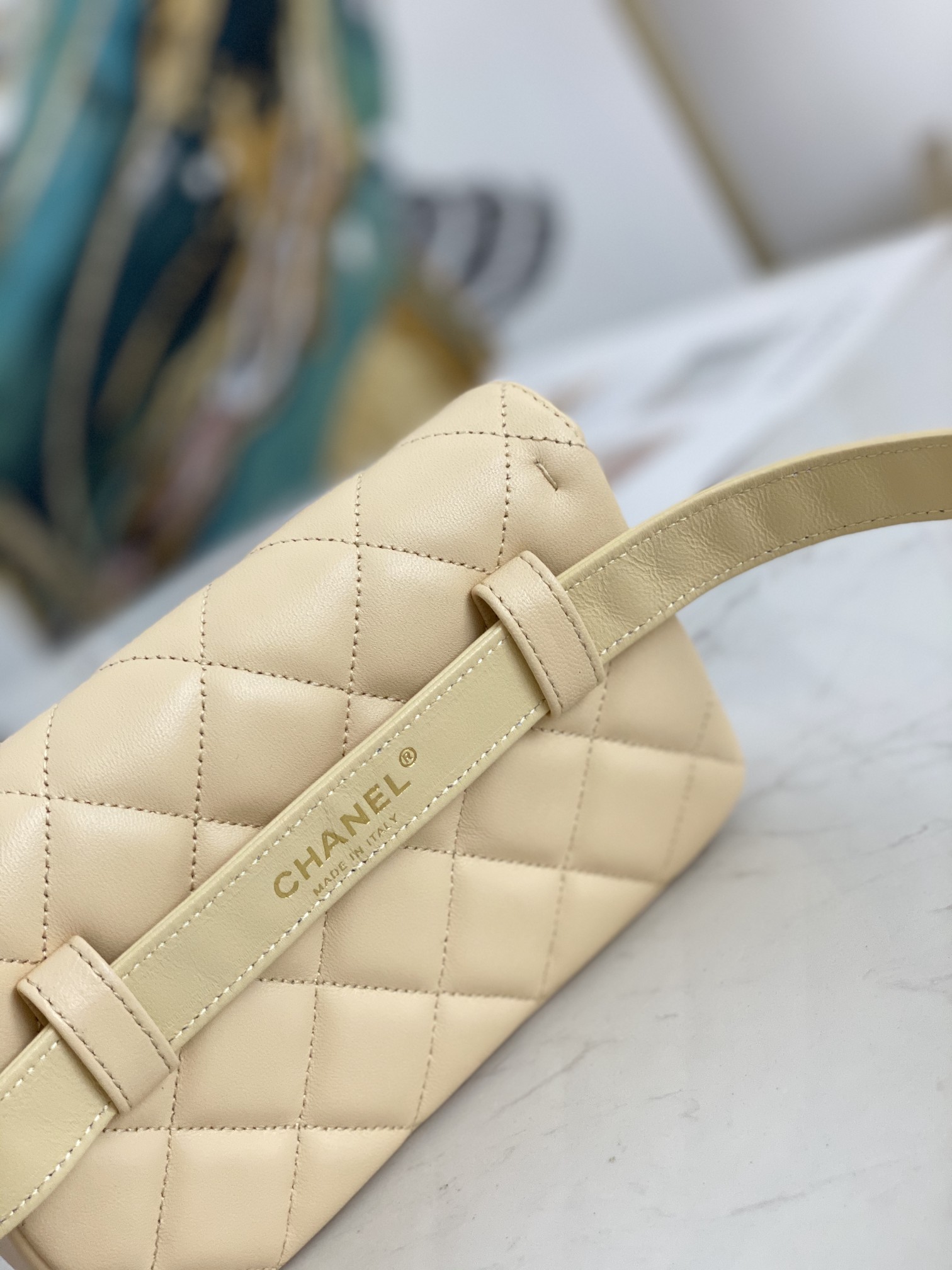 Ch@nel Waist Bag-18*3.5*12CM