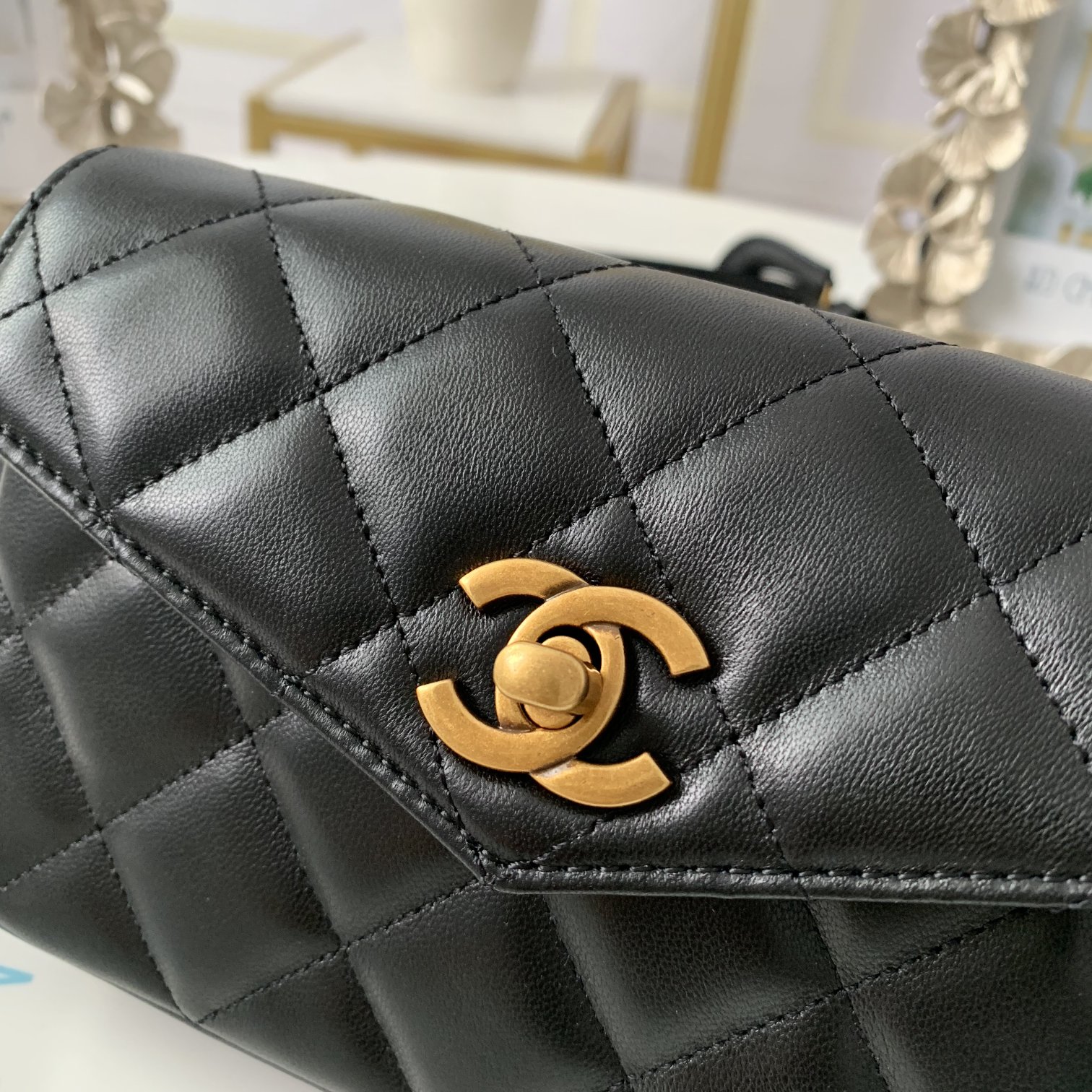 Ch@nel Waist Bag-18*3.5*12CM