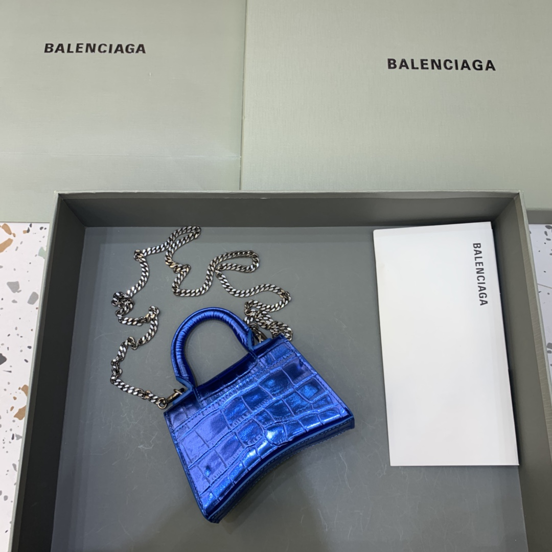Ba*len*cia*ga mini hourglass bag-11.5x14x4.5cm