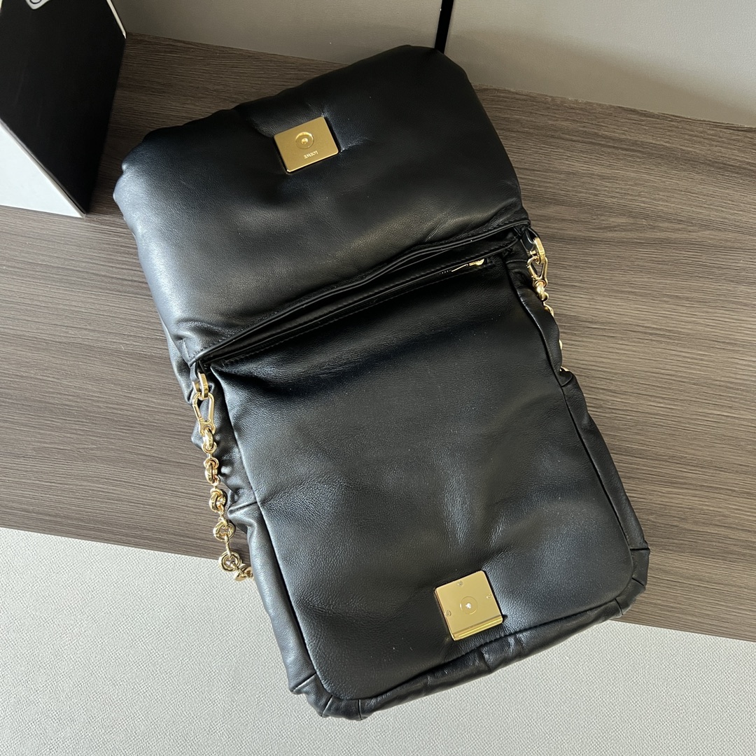 L0ew* puffer goya bag-23*13*6cm