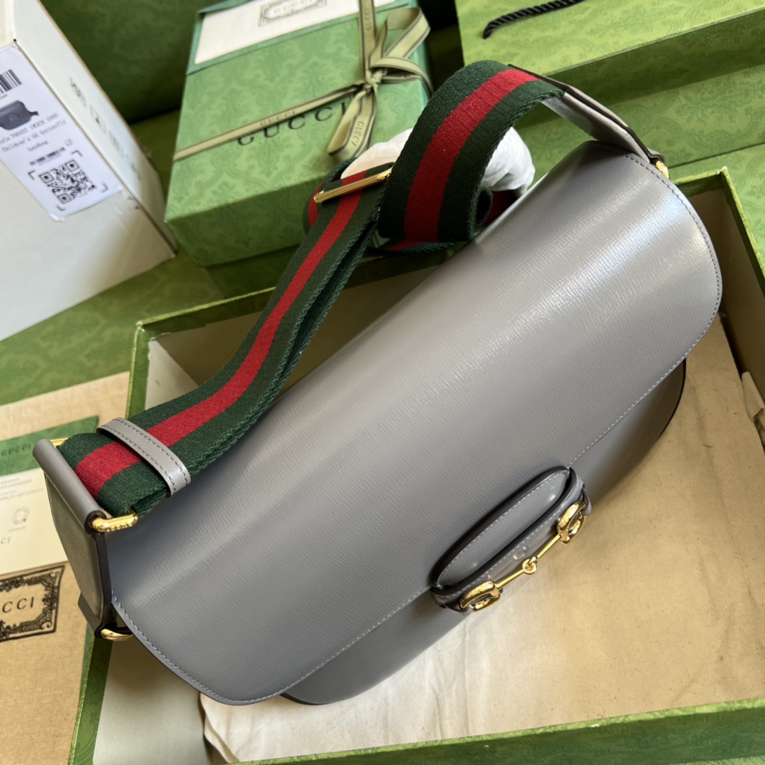 G*u*i 1955 horsebit shoulder bag-30*21*7.5cm