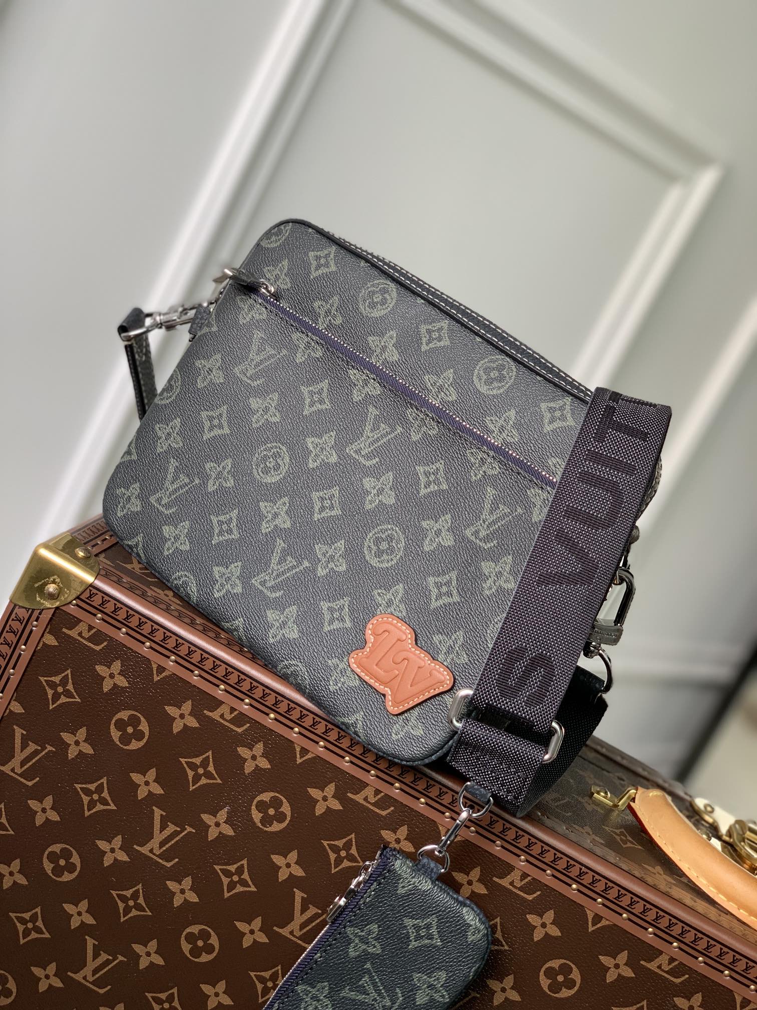 l0*is V*t0n messenger bag-m46340-25*18*7cm