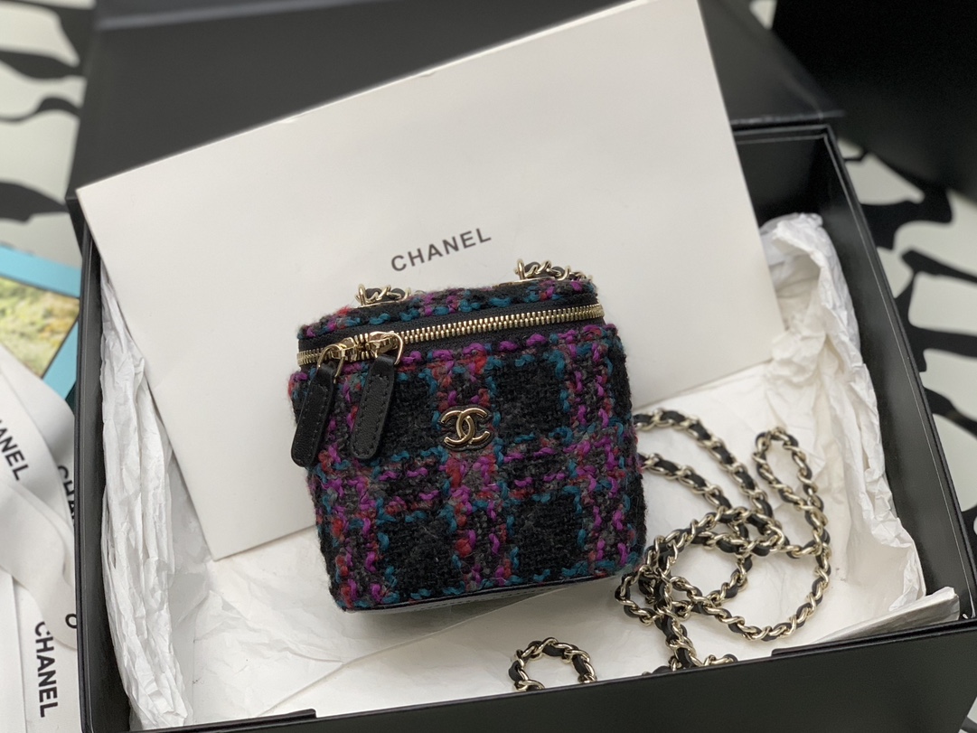 Ch@nel Mini Cosmetic Bag-8.5*11*76CM