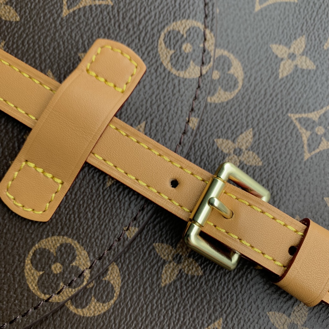 l0*is V*t0n vintage saddle bag-22*24*7cm
