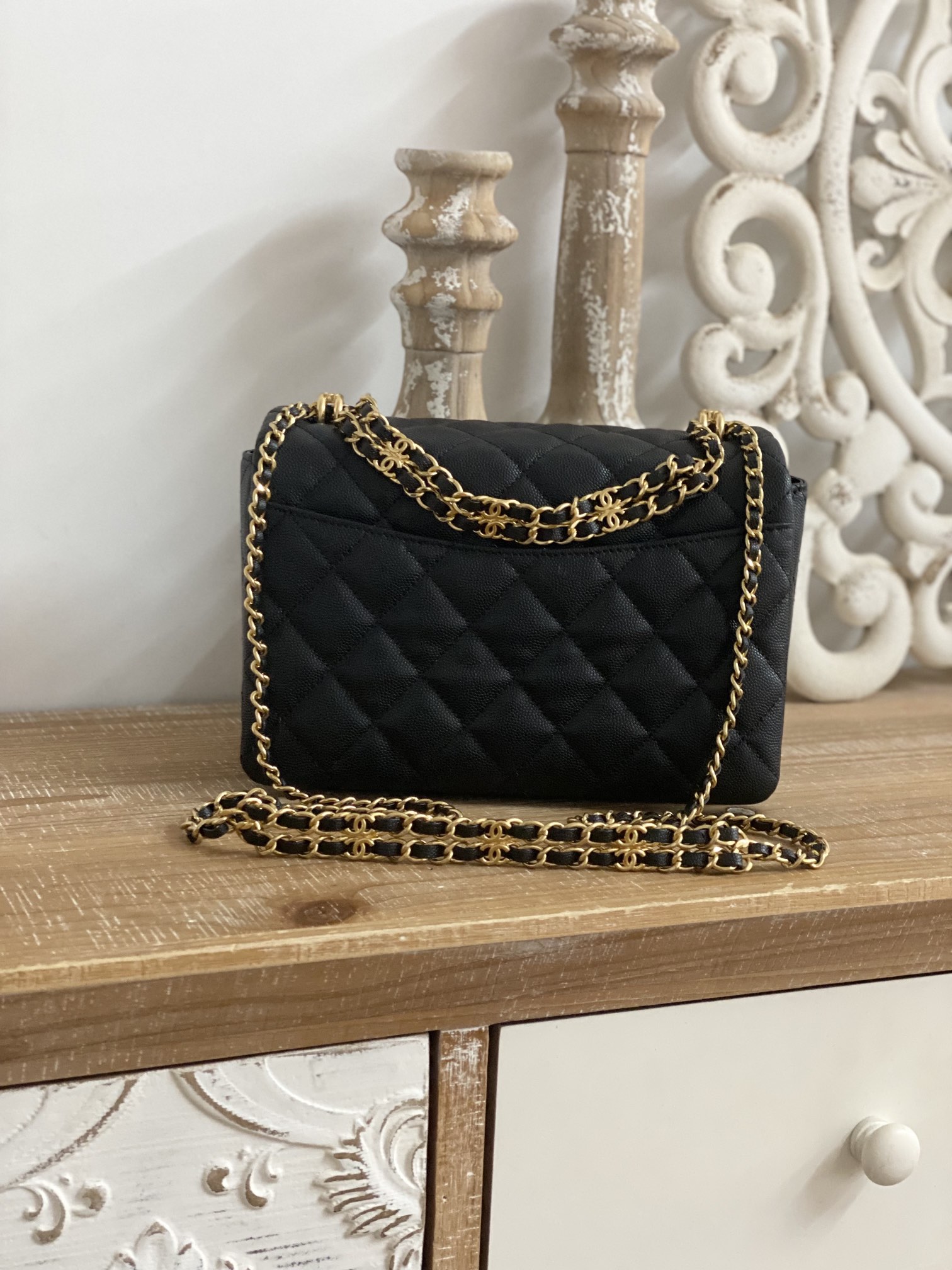 Ch@nel Flap Bag-16*23*11.5CM