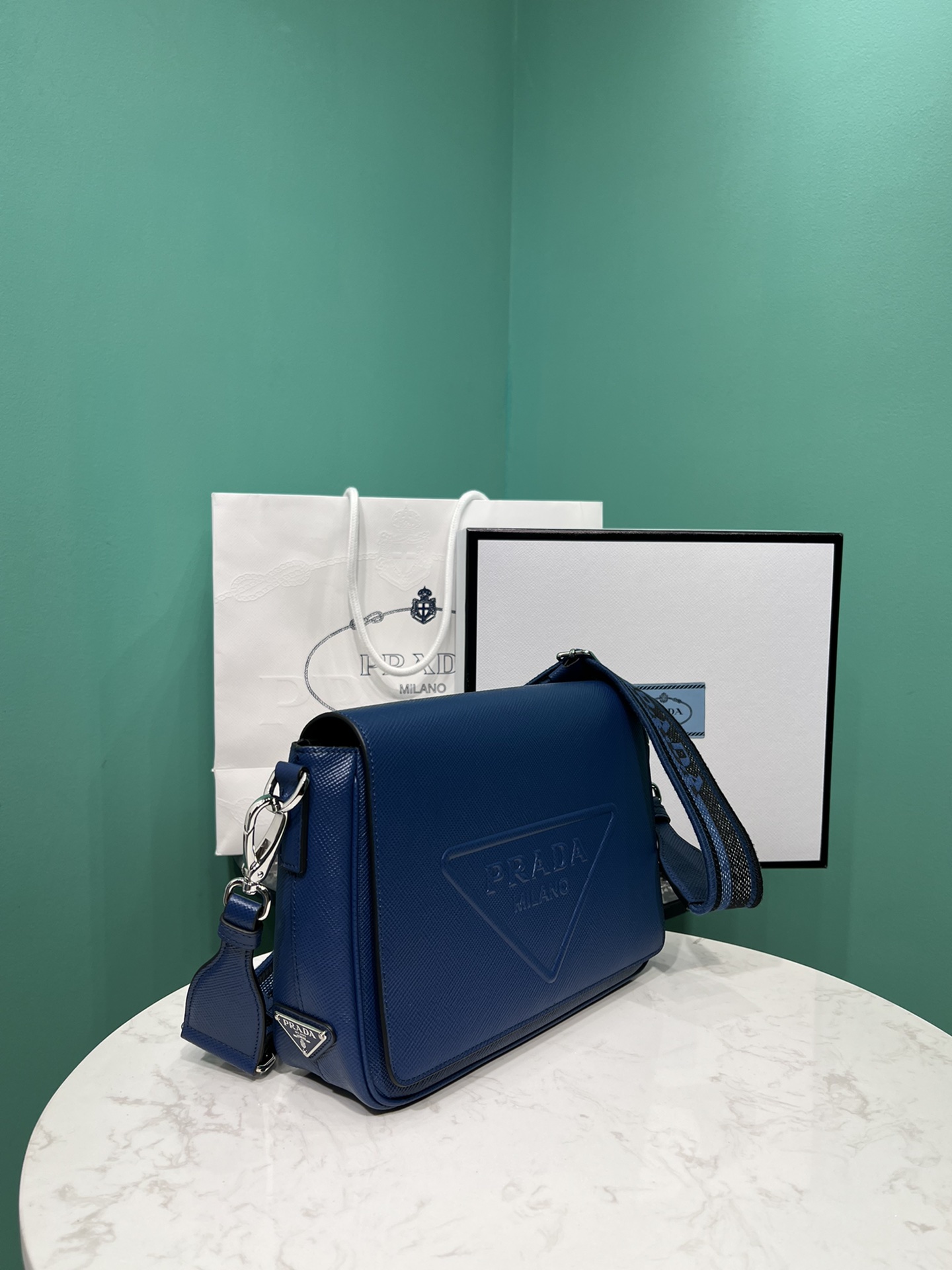 Pra*a crossbody bag-2vd046 -26*18*6.5cm