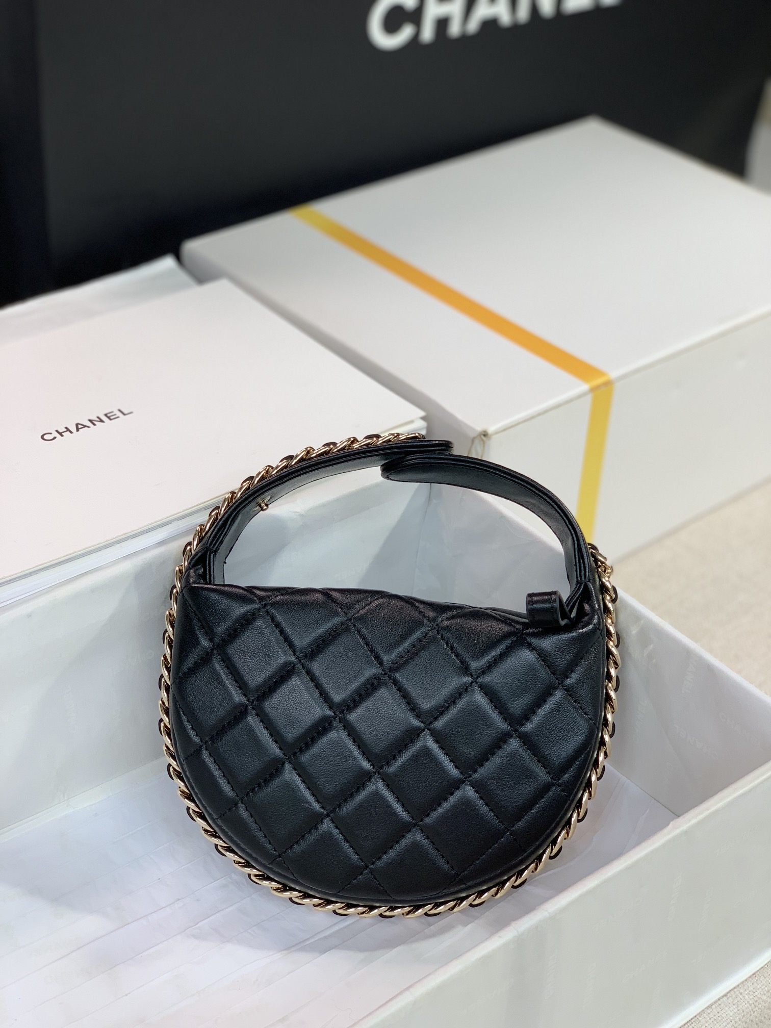 Ch@nel Pouch Bag-16*16*5.5CM