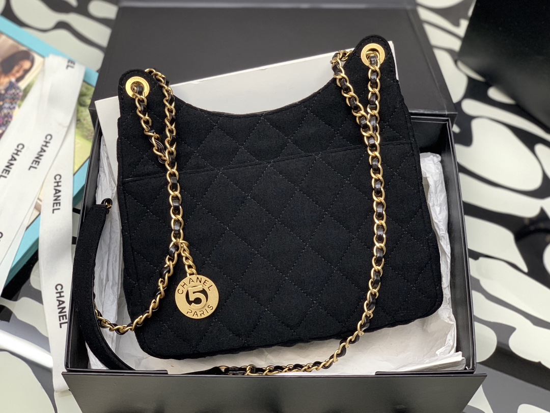 Ch@nel Hobo Handbags-21CM